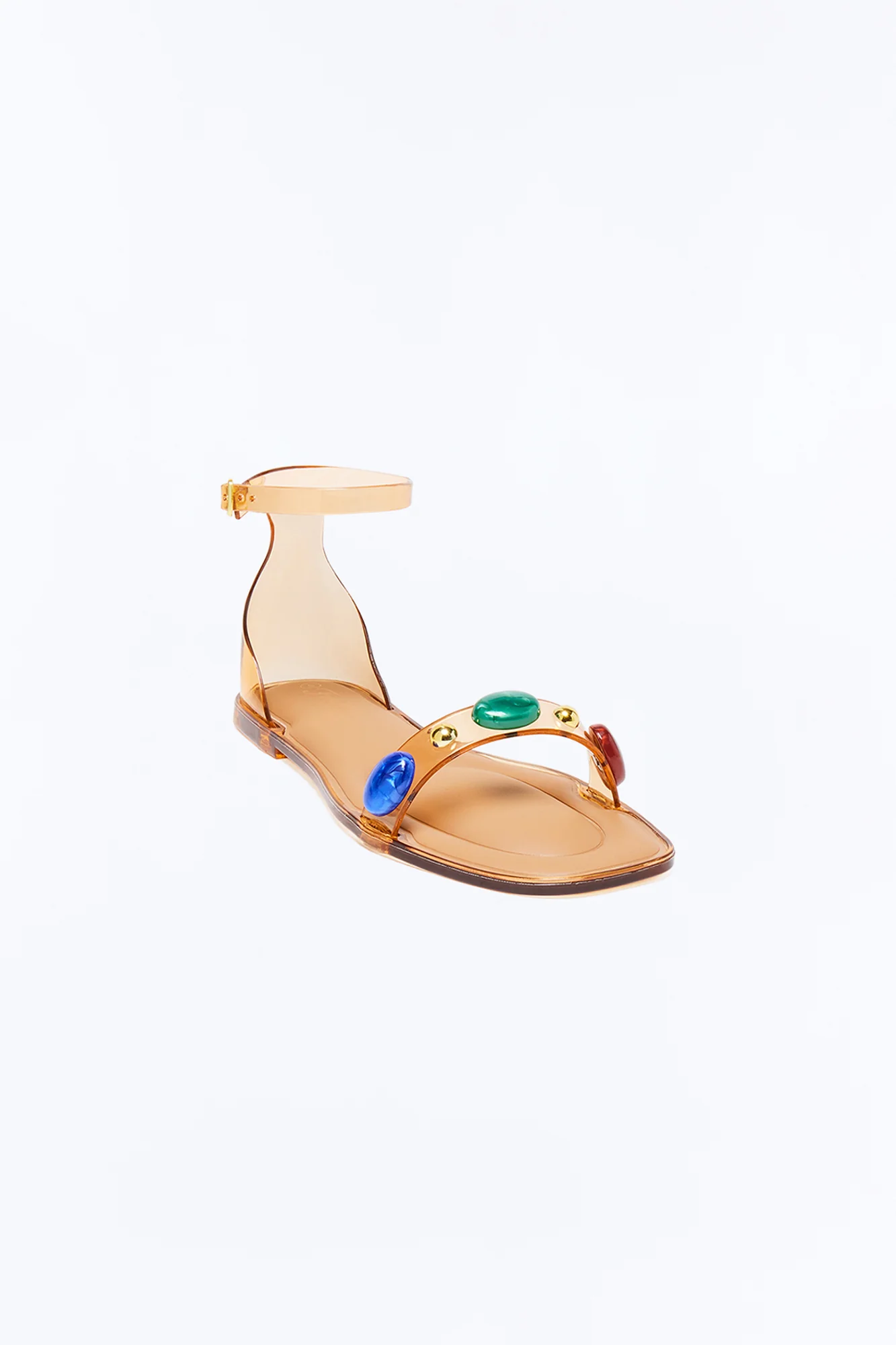 Eliseo Stone Jelly Sandals - Tan - Image 2