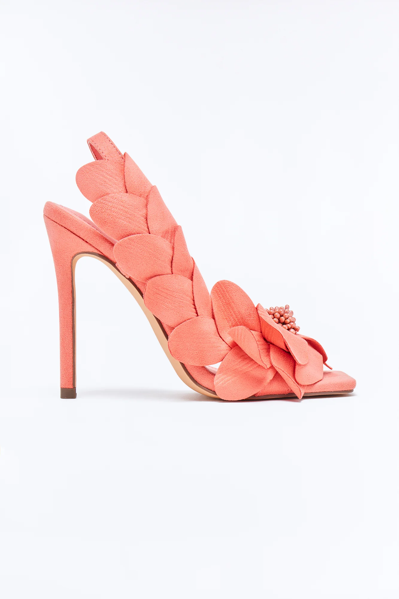 Elopement Flower Slingback Heels - Pink - Image 3