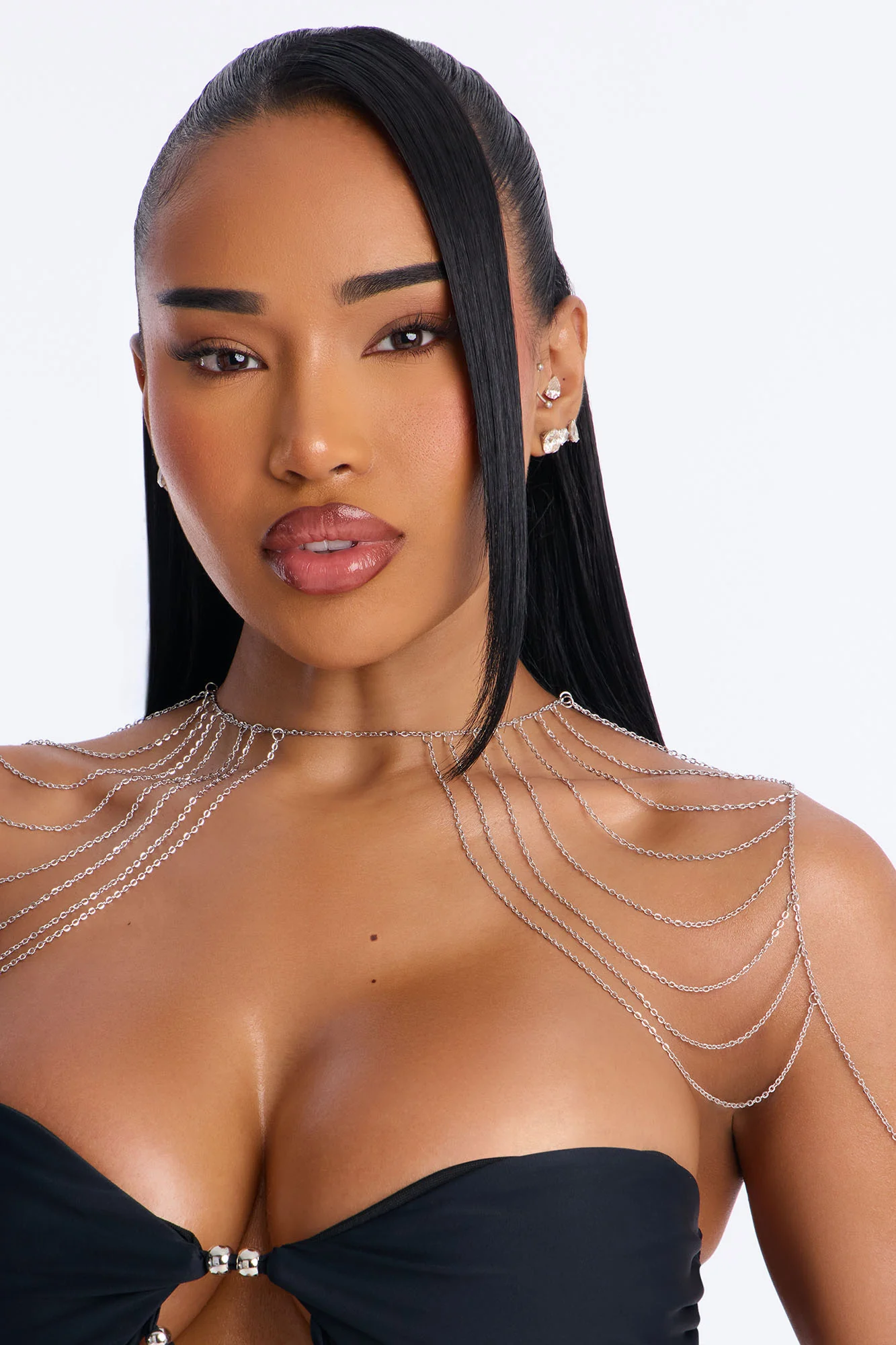 Ember Layered Body Chain - Silver
