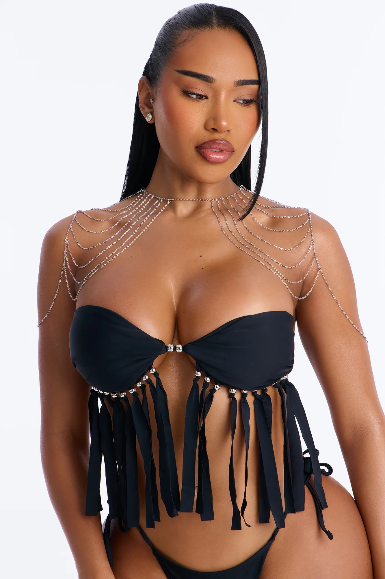 Ember Layered Body Chain - Silver - Image 2