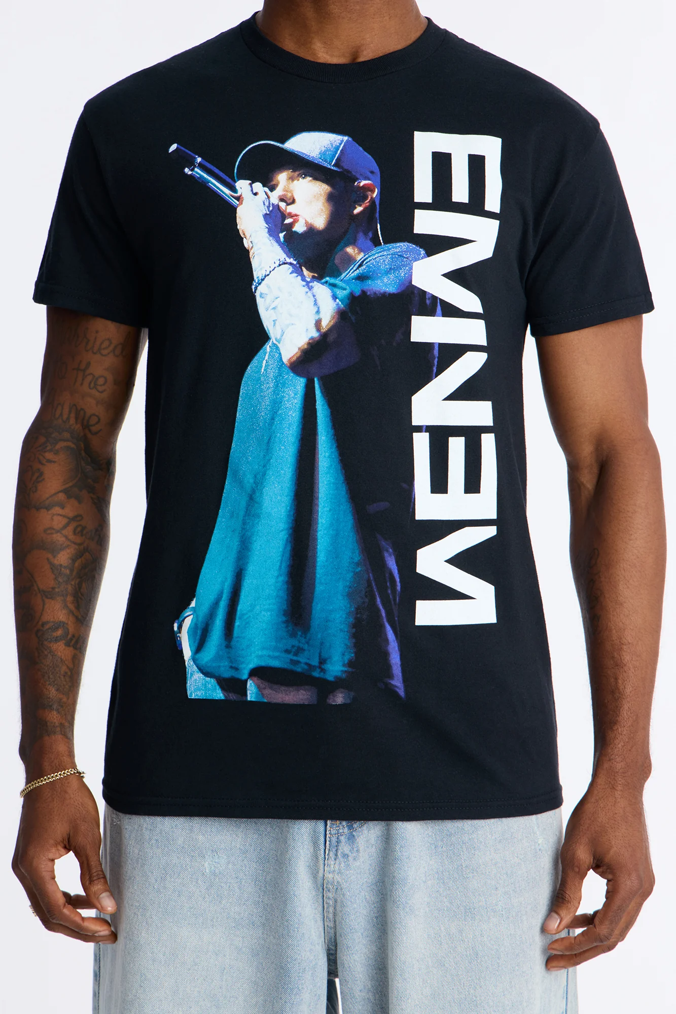 Eminem My Name Is Short Sleeve Tee - Black - Image 3