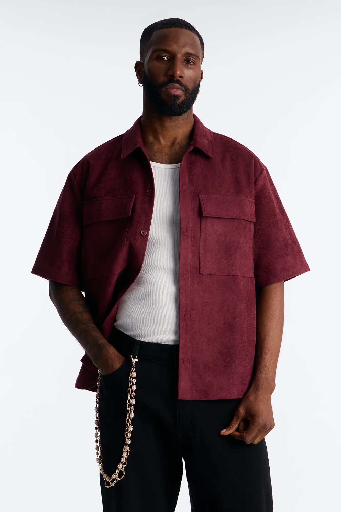 Empire Link Pant Chain - Gold - Image 2