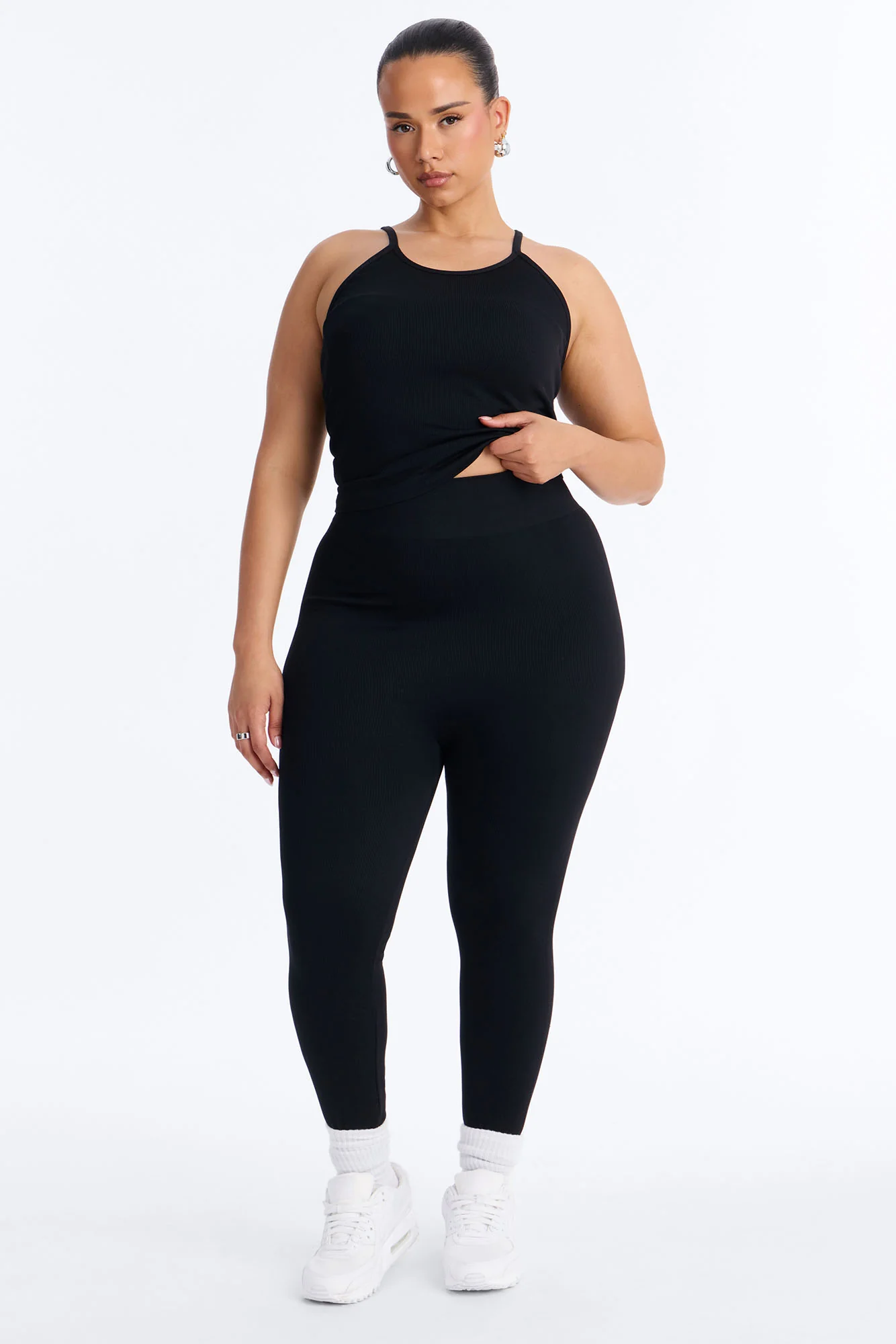 Empowered Performance Seamless Legging Set - Black - Image 4