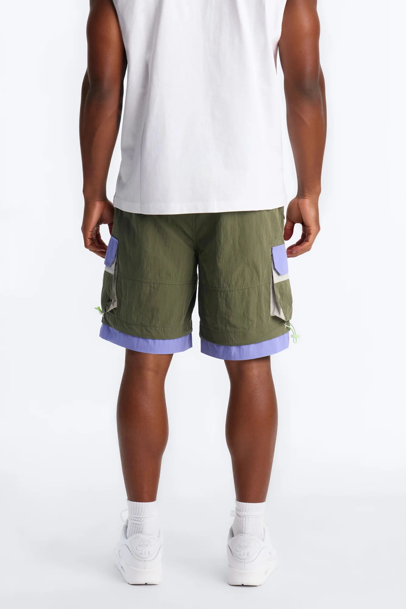 Empowering Colorblock Cargo Short - Multi Color - Image 3