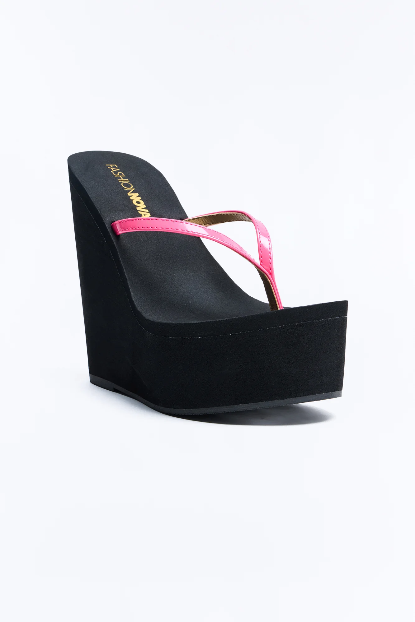 Era Thong Ultra Platform Wedges - HotPink - Image 2
