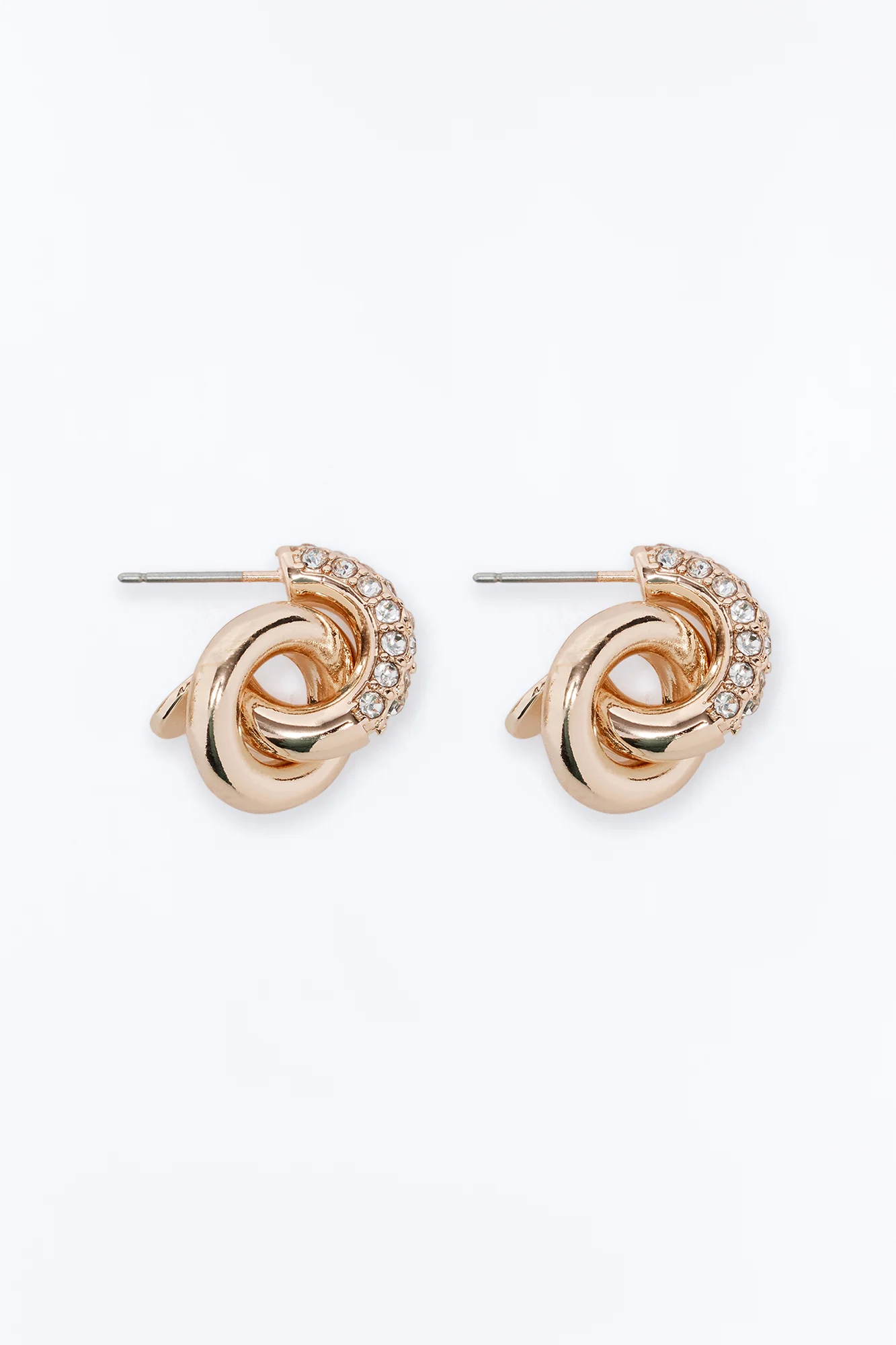 Esmeralda Huggie Hoop Earrings - Gold - Image 3