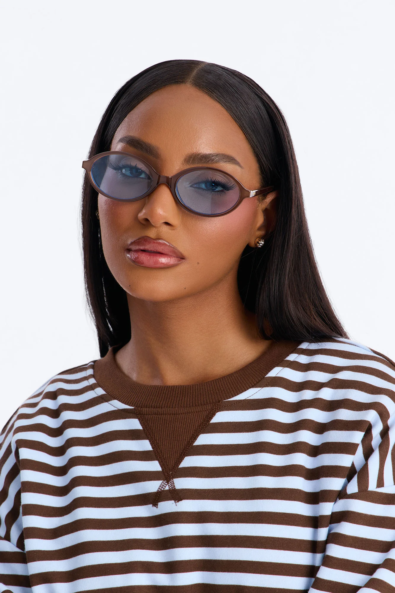 Espresso Girly Sunglasses - Brown/combo - Image 2
