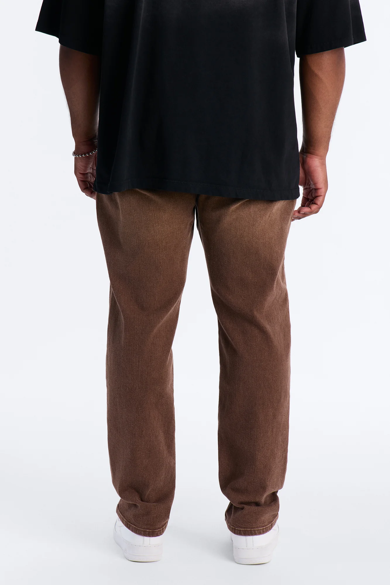 Essential Hue Slim Stretch Jean - Brown - Image 9