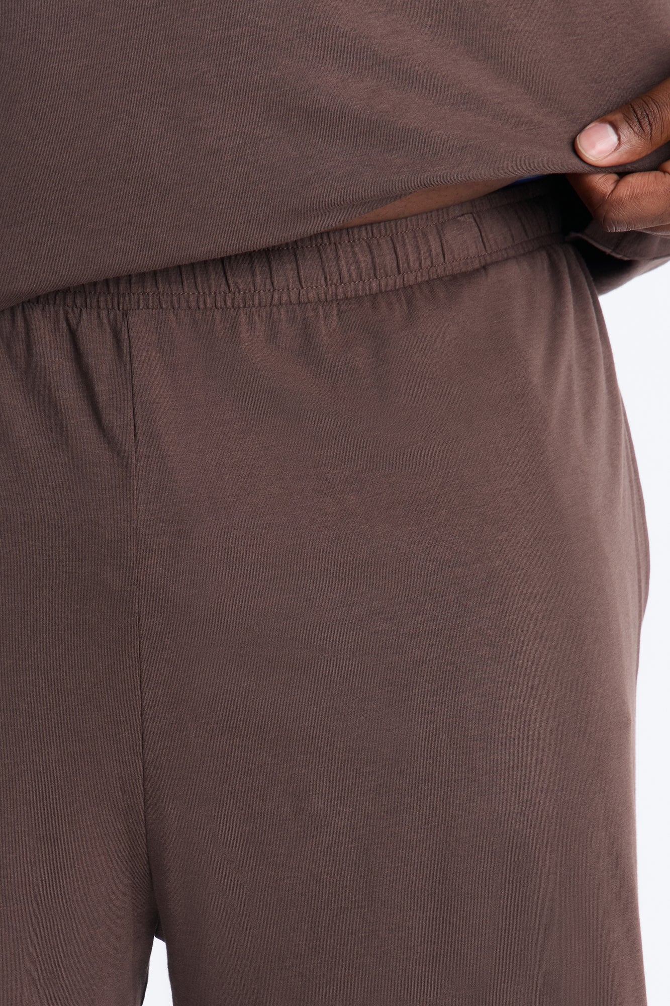 Essential Modal Lounge Shorts - Chocolate - Image 6