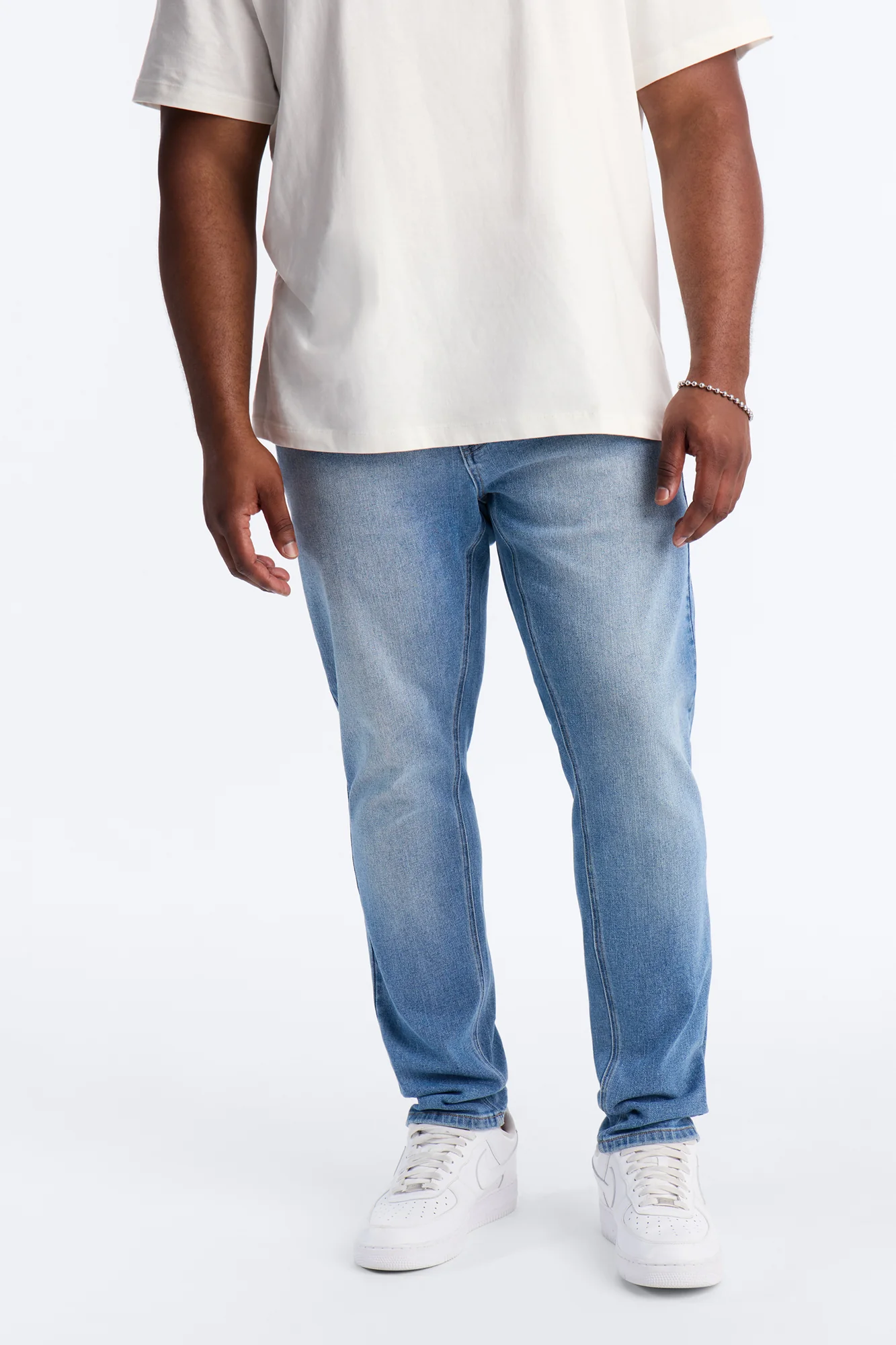 Essential Skinny Stretch Jean - Medium Blue Wash - Image 6