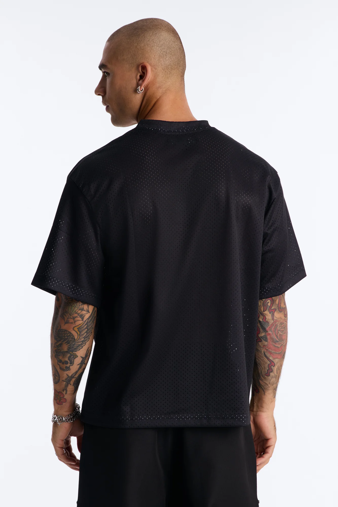 Eternal Mesh Jersey Short Sleeve - Black - Image 4