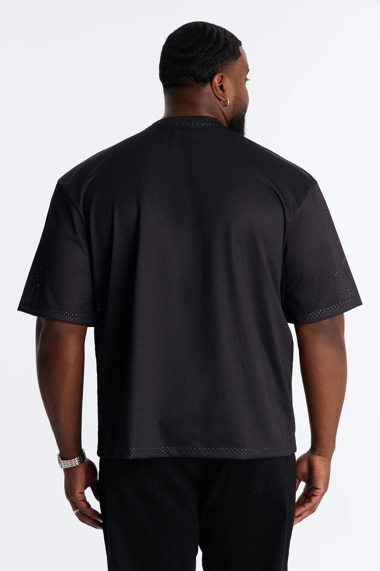 Eternal Mesh Jersey Short Sleeve - Black - Image 8