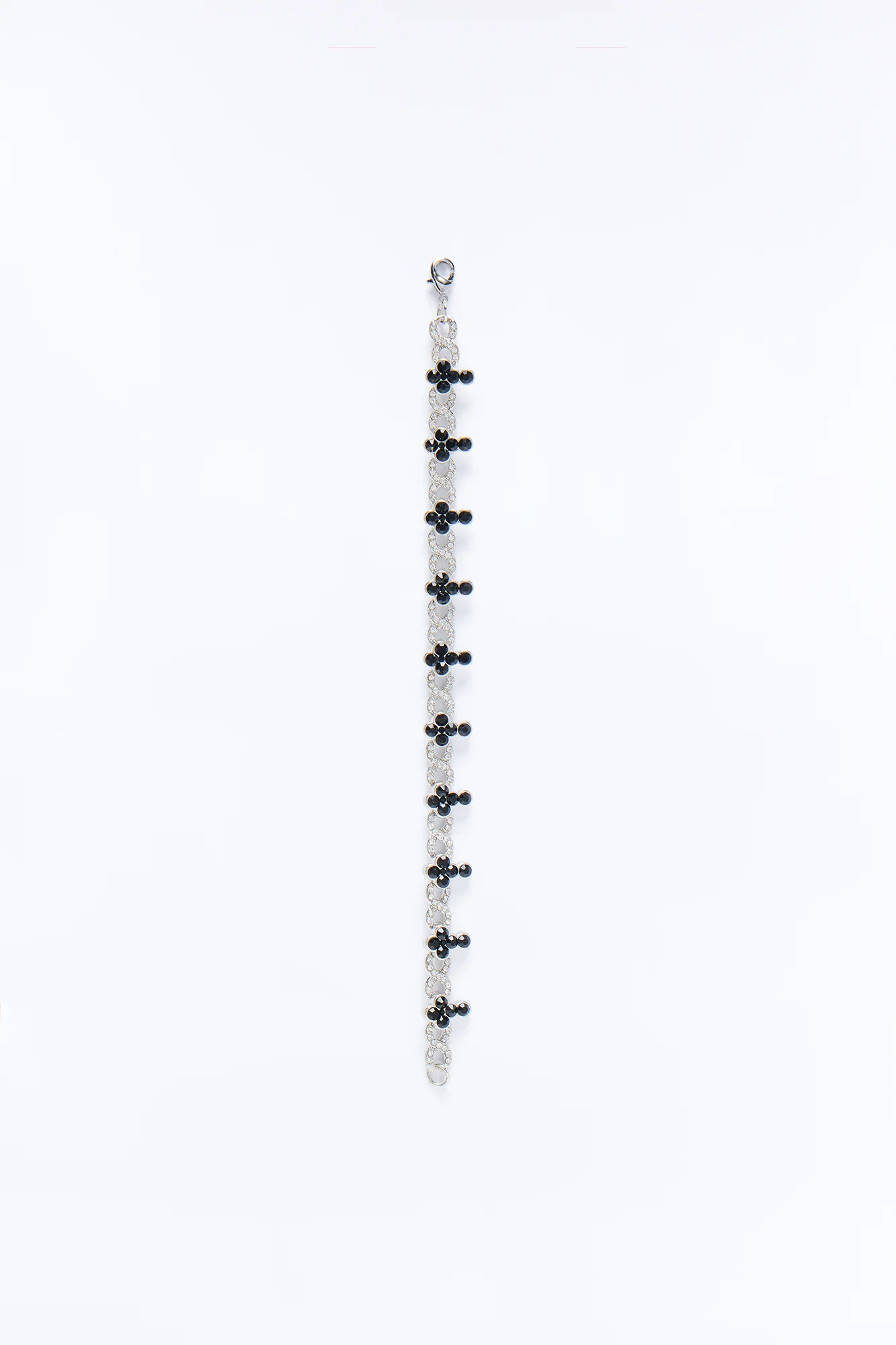 Eternal Midnight Cross Bracelet - Silver - Image 3