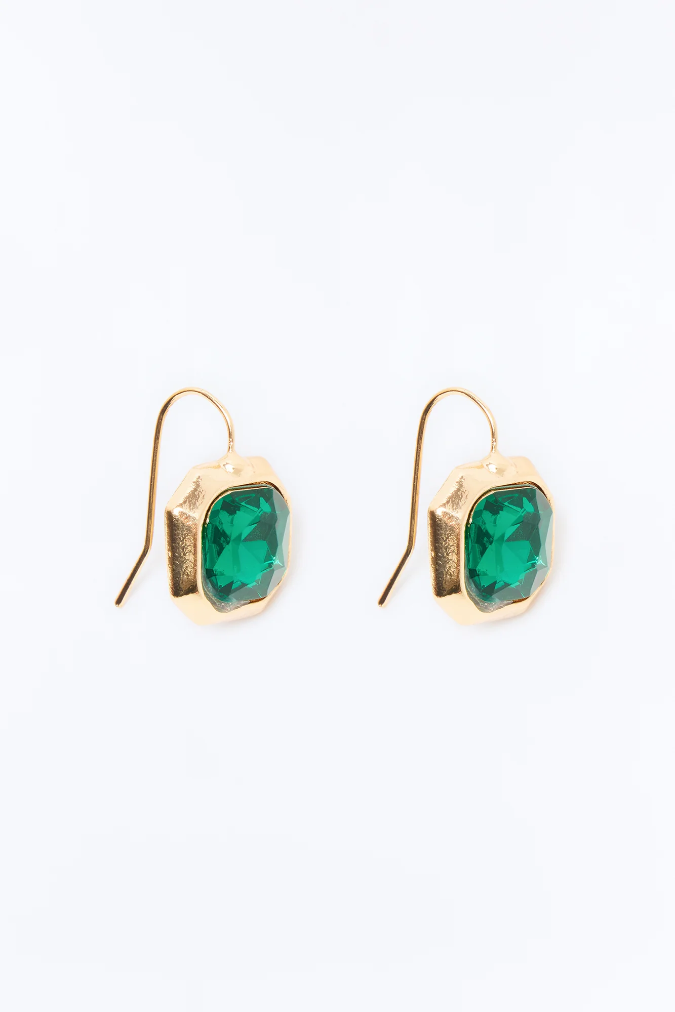 Everlight Earrings - Gold/Green