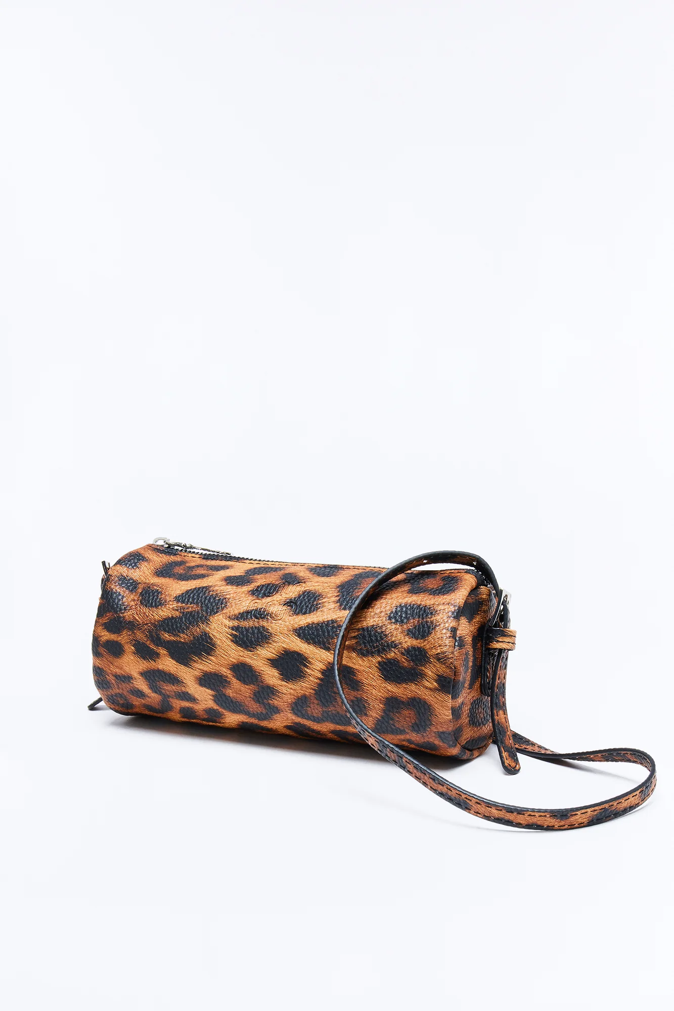Everyday Essential Faux Leather Shoulder Handbag - Leopard - Image 4