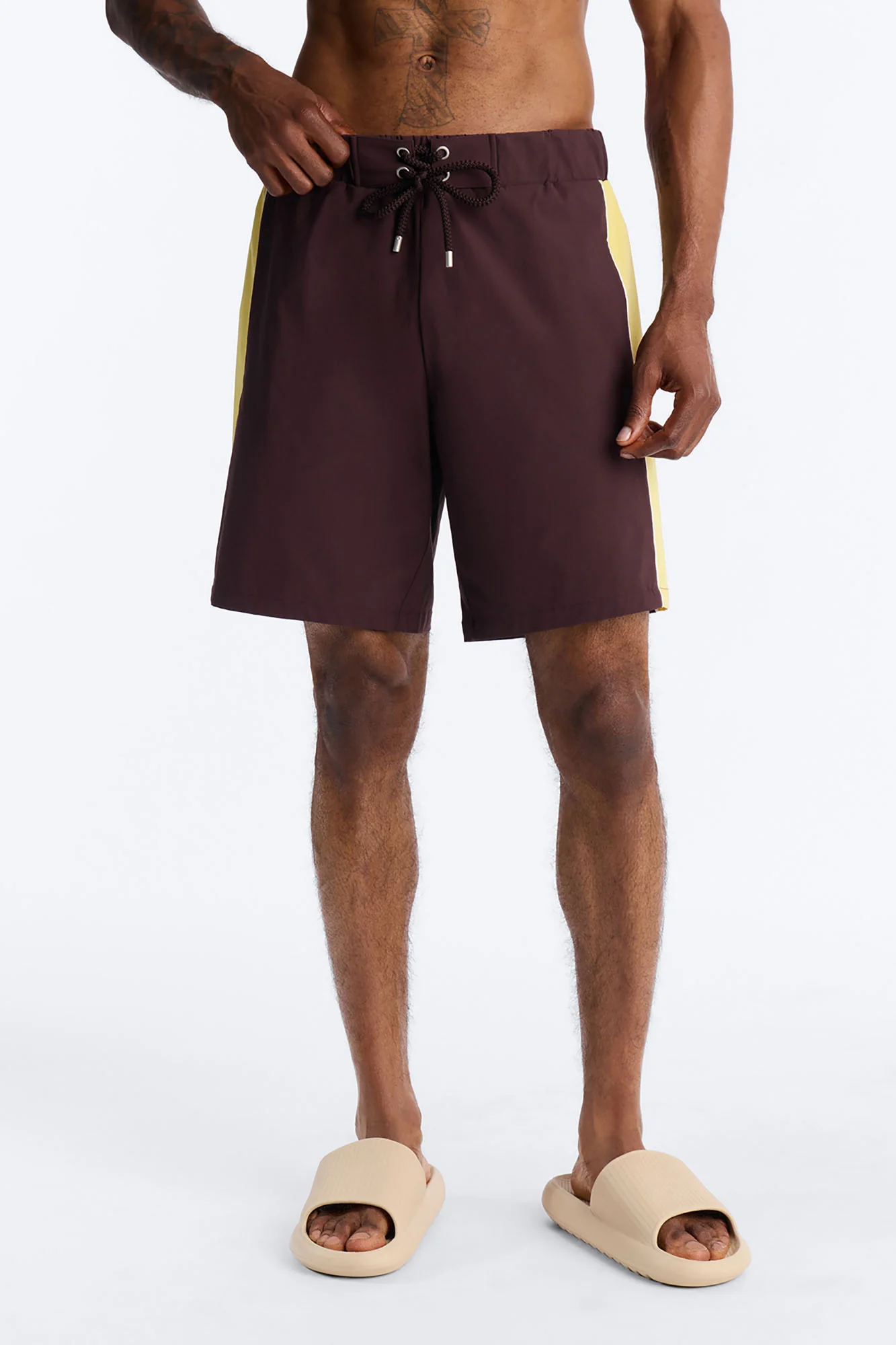 Everyday Stretch Paneled Boardshorts 9″ - Brown