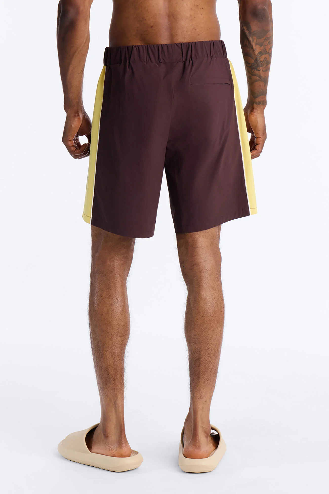 Everyday Stretch Paneled Boardshorts 9″ - Brown - Image 4