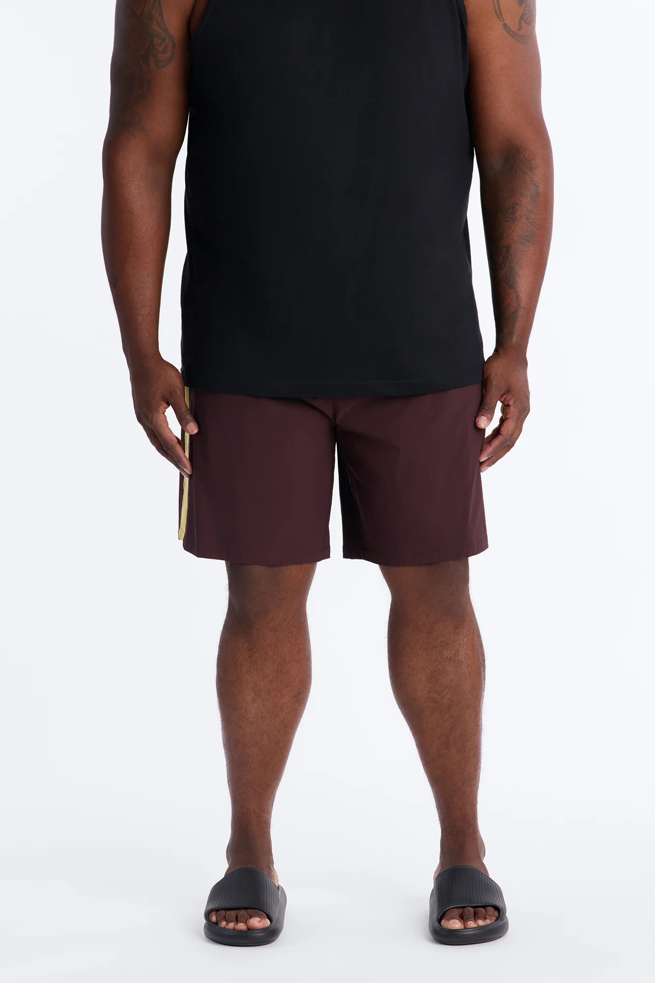 Everyday Stretch Paneled Boardshorts 9″ - Brown - Image 5