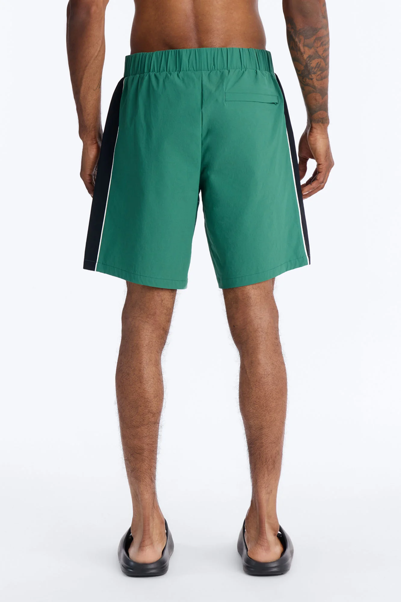 Everyday Stretch Paneled Boardshorts 9″ - Green - Image 4