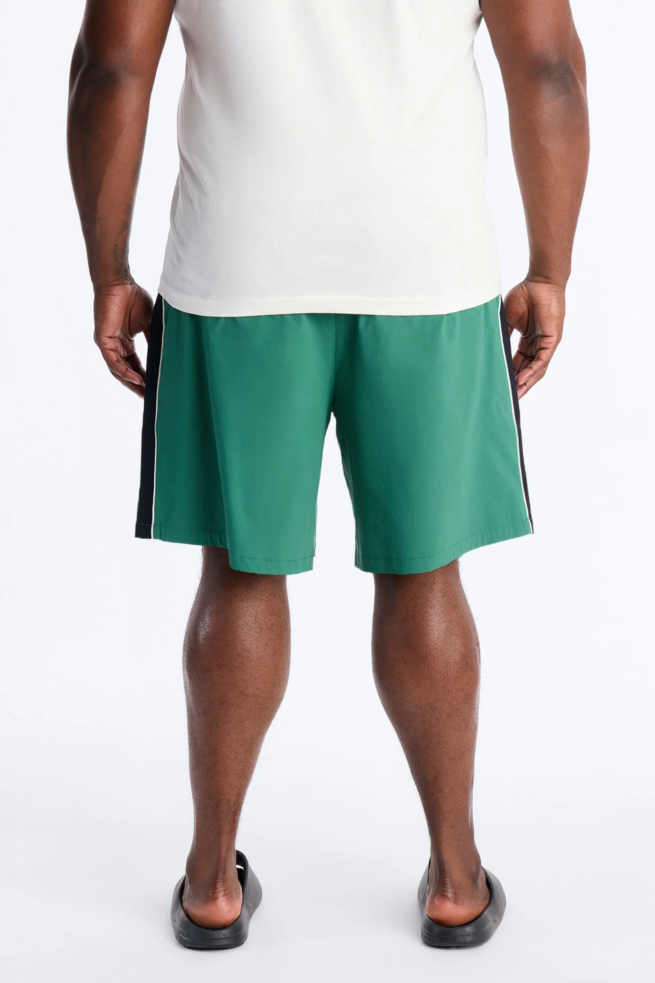 Everyday Stretch Paneled Boardshorts 9″ - Green - Image 8