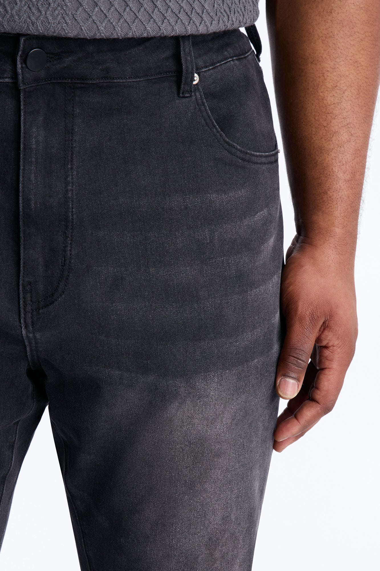 Everyday Washed Skinny Jean - Black Wash - Image 7