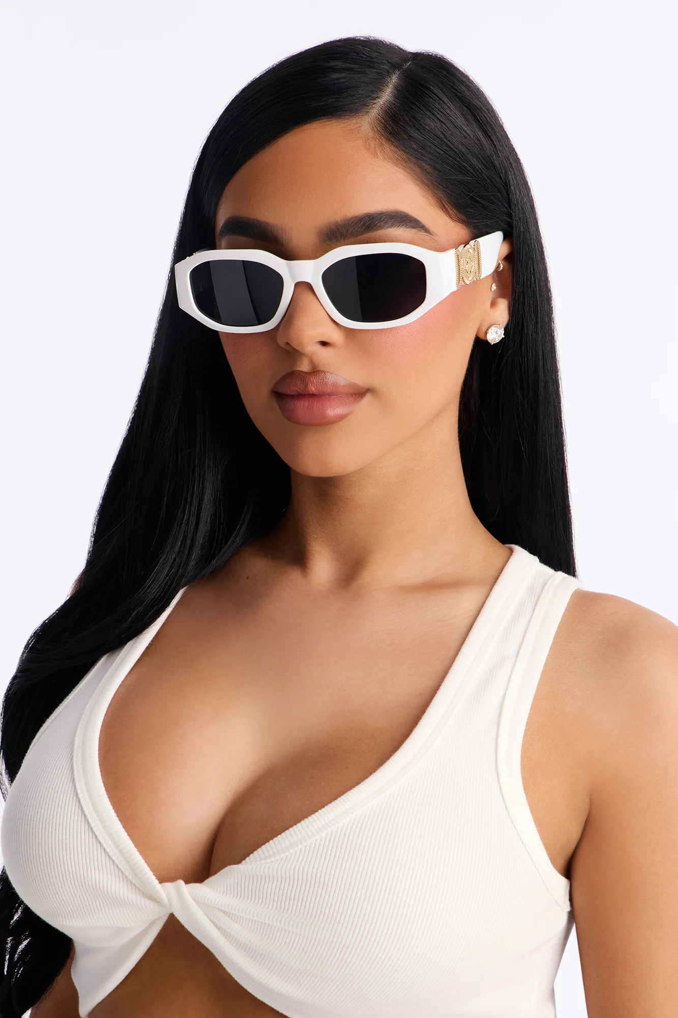 Excuse Me Sunglasses - White