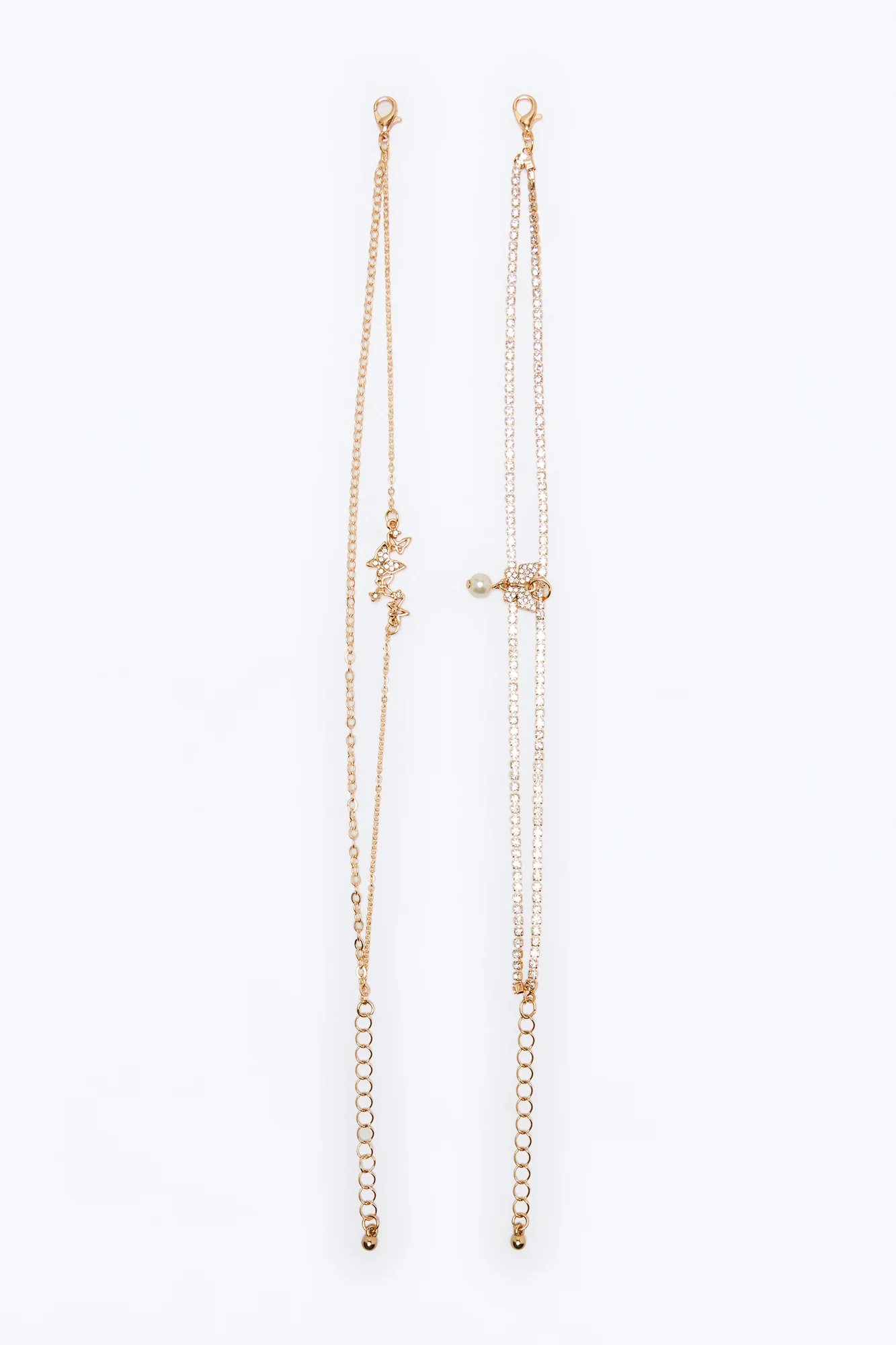 Fairy Dust Butterfly Anklet - Gold - Image 2