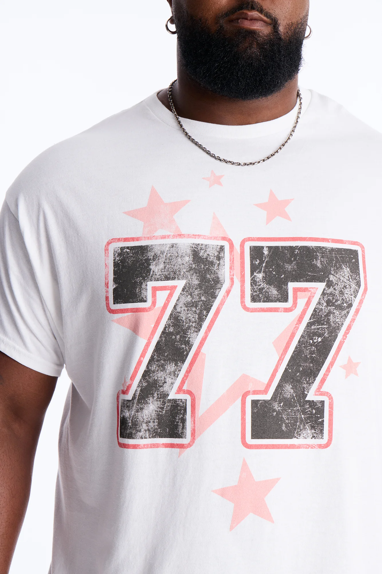 Faith Over Fear 77 Short Sleeve Tee - White - Image 7
