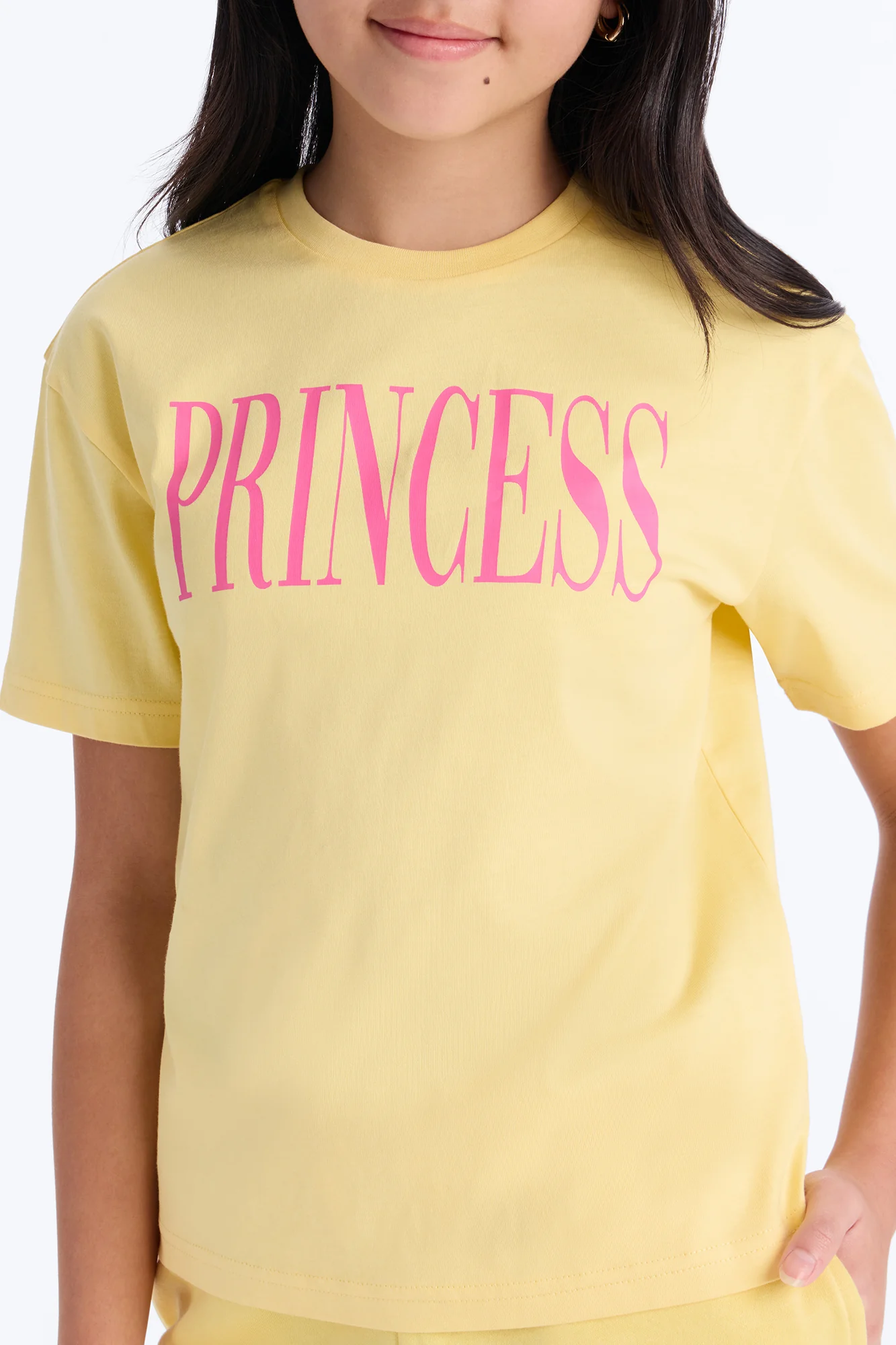 Family Goals Mini Princess Short Set - Yellow - Image 3