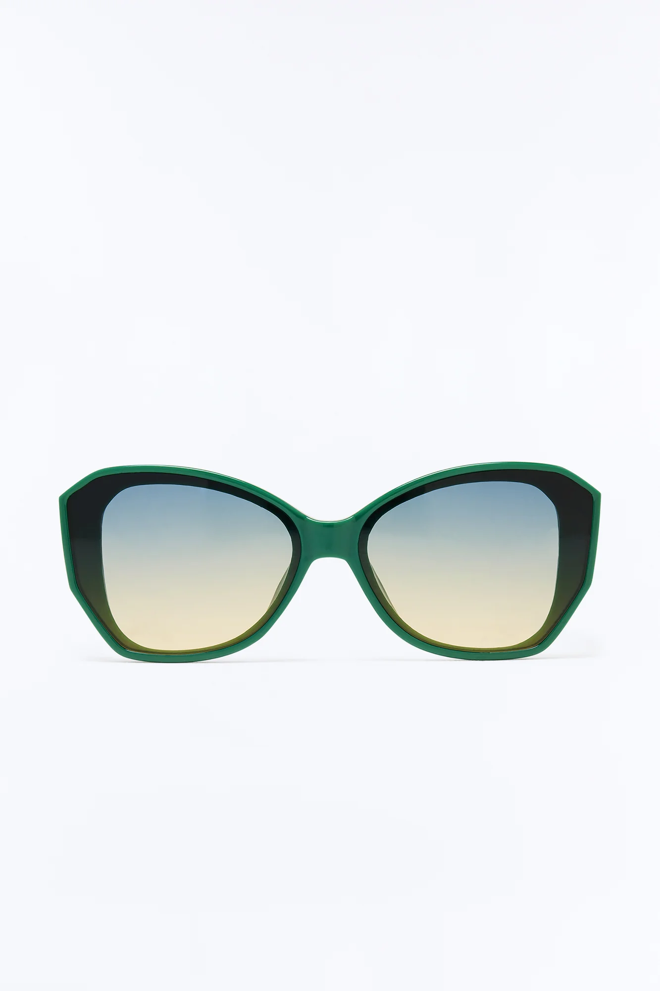 Fast Life Cat Eye Sunglasses - Green - Image 3