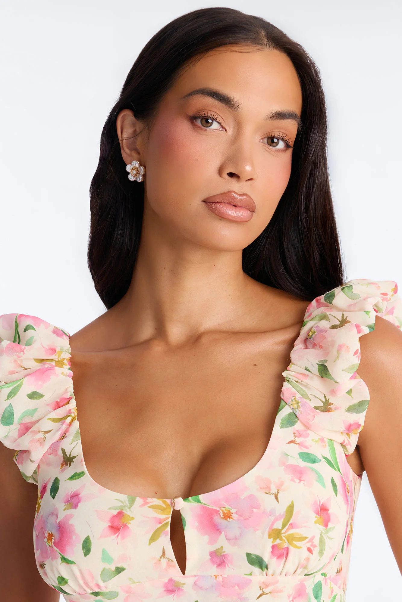 Femme Garden Party 3 Pair Earring Set - Gold/combo - Image 3