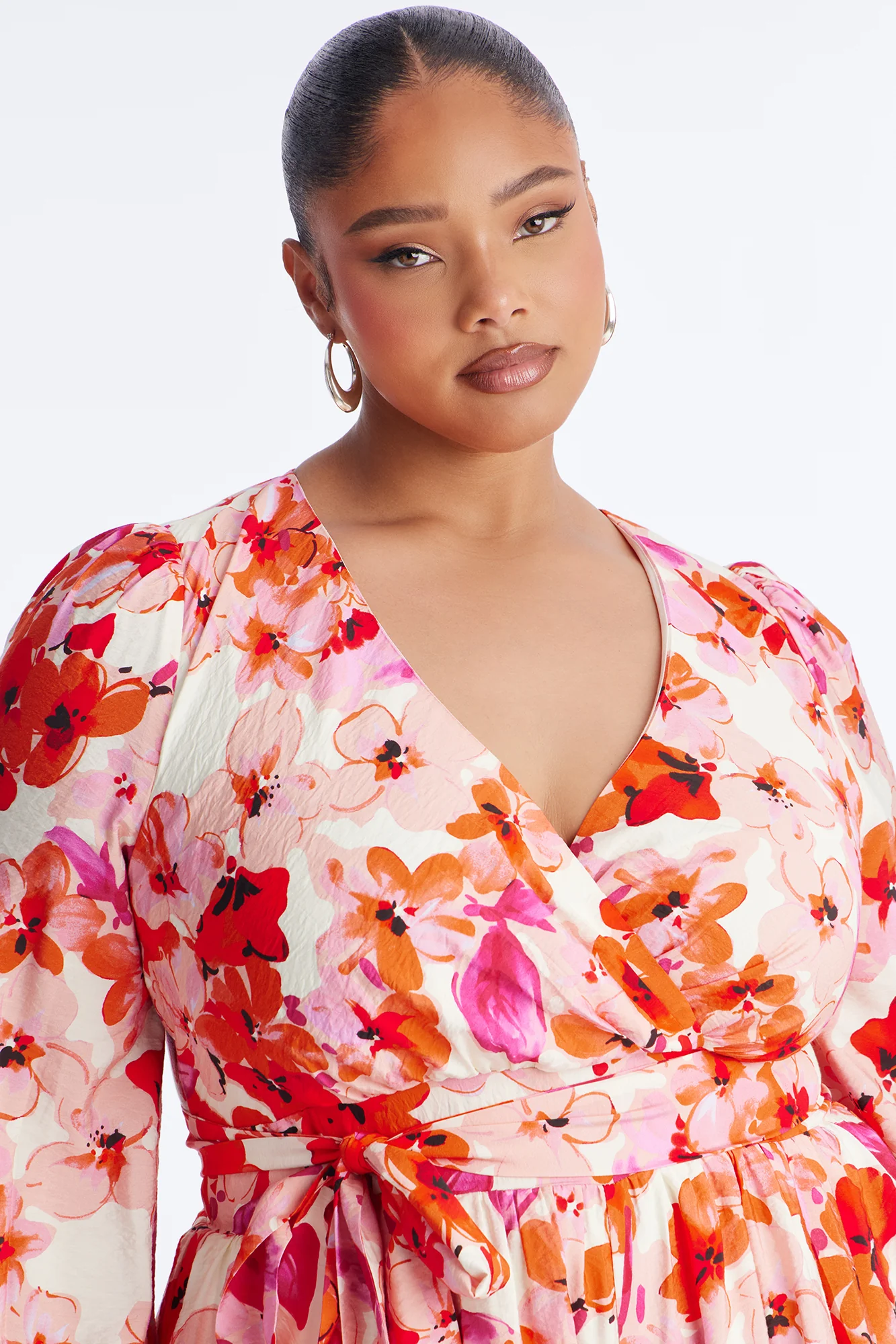 Fia Floral Ruffle Romper - Pink - Image 7
