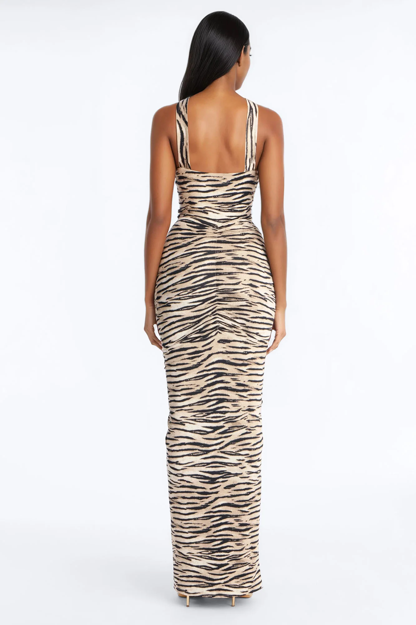 Fierce Edge Maxi Dress - Taupe/combo - Image 4