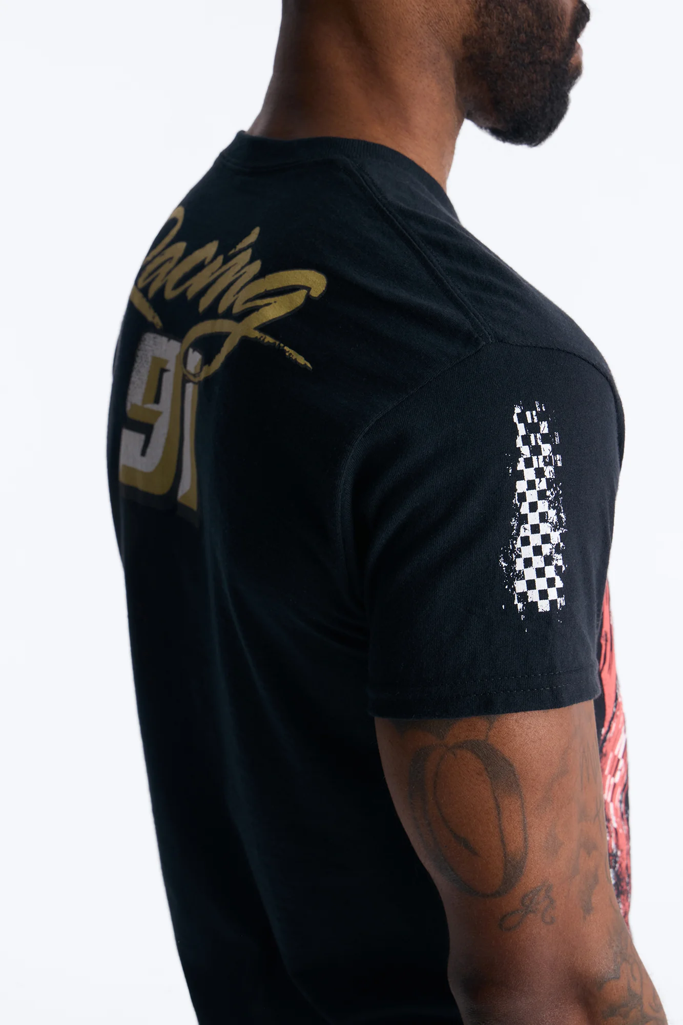 Final Lap Racing Short Sleeve Tee - Black - Image 3