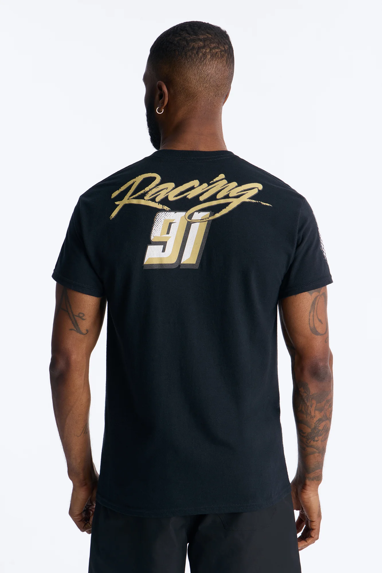 Final Lap Racing Short Sleeve Tee - Black - Image 4