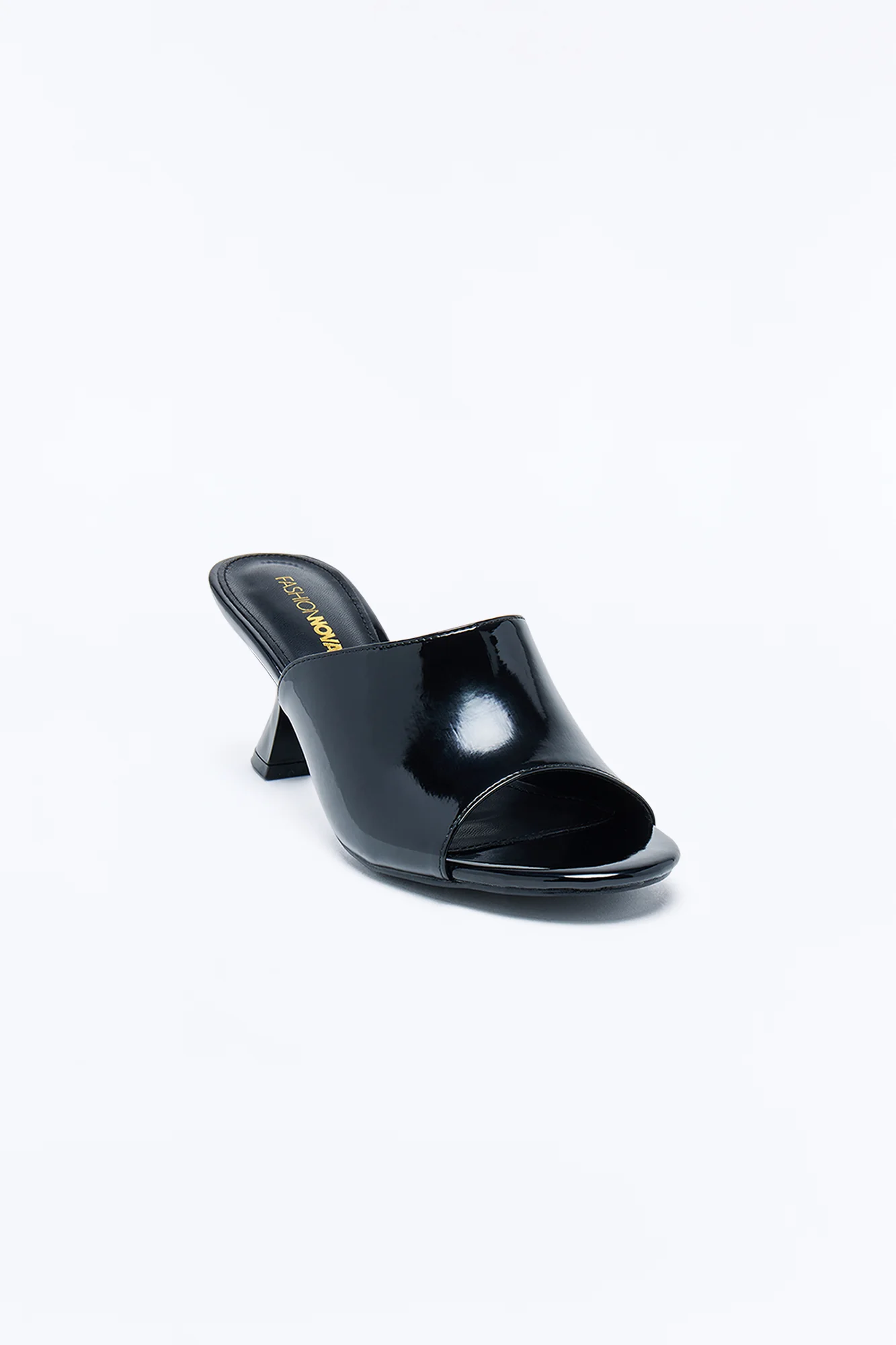 Fiora Patent Heels - Black - Image 2