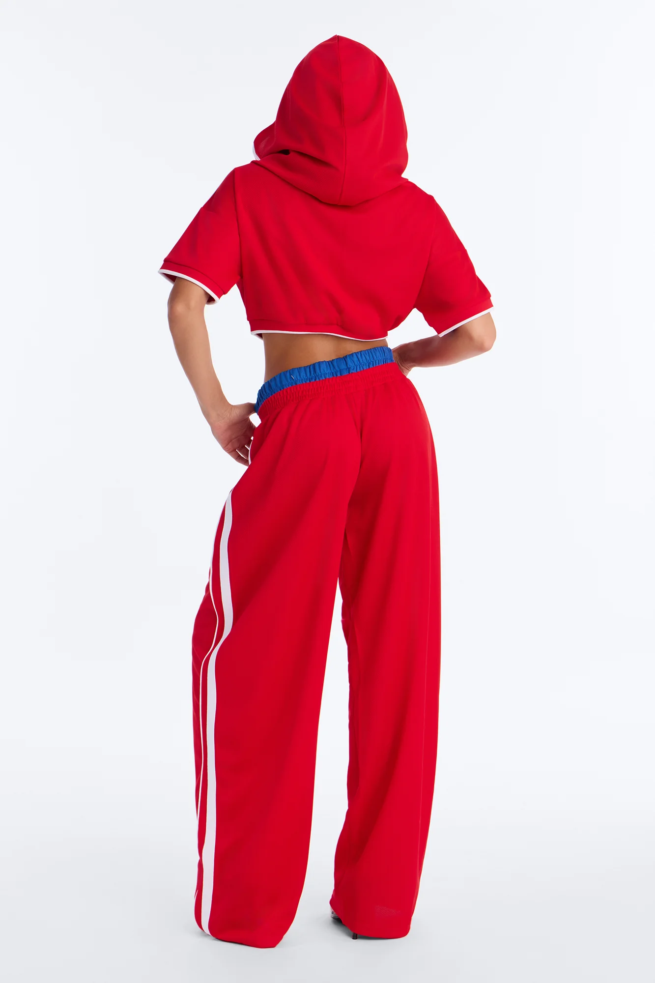 First Draft Pick Hooded Pant Set - Red - Image 4