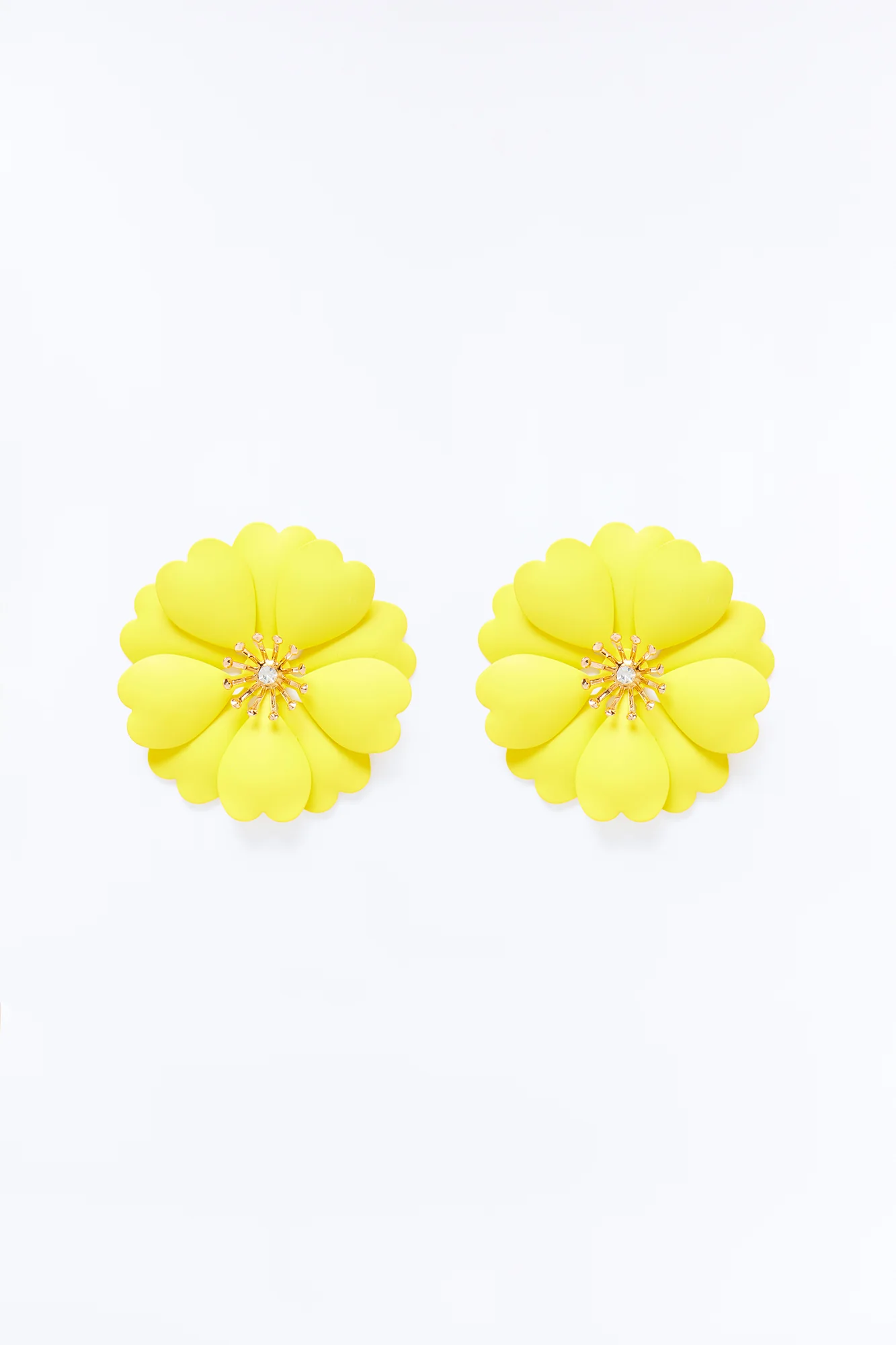 Fleurish Earrings - Yellow - Image 3
