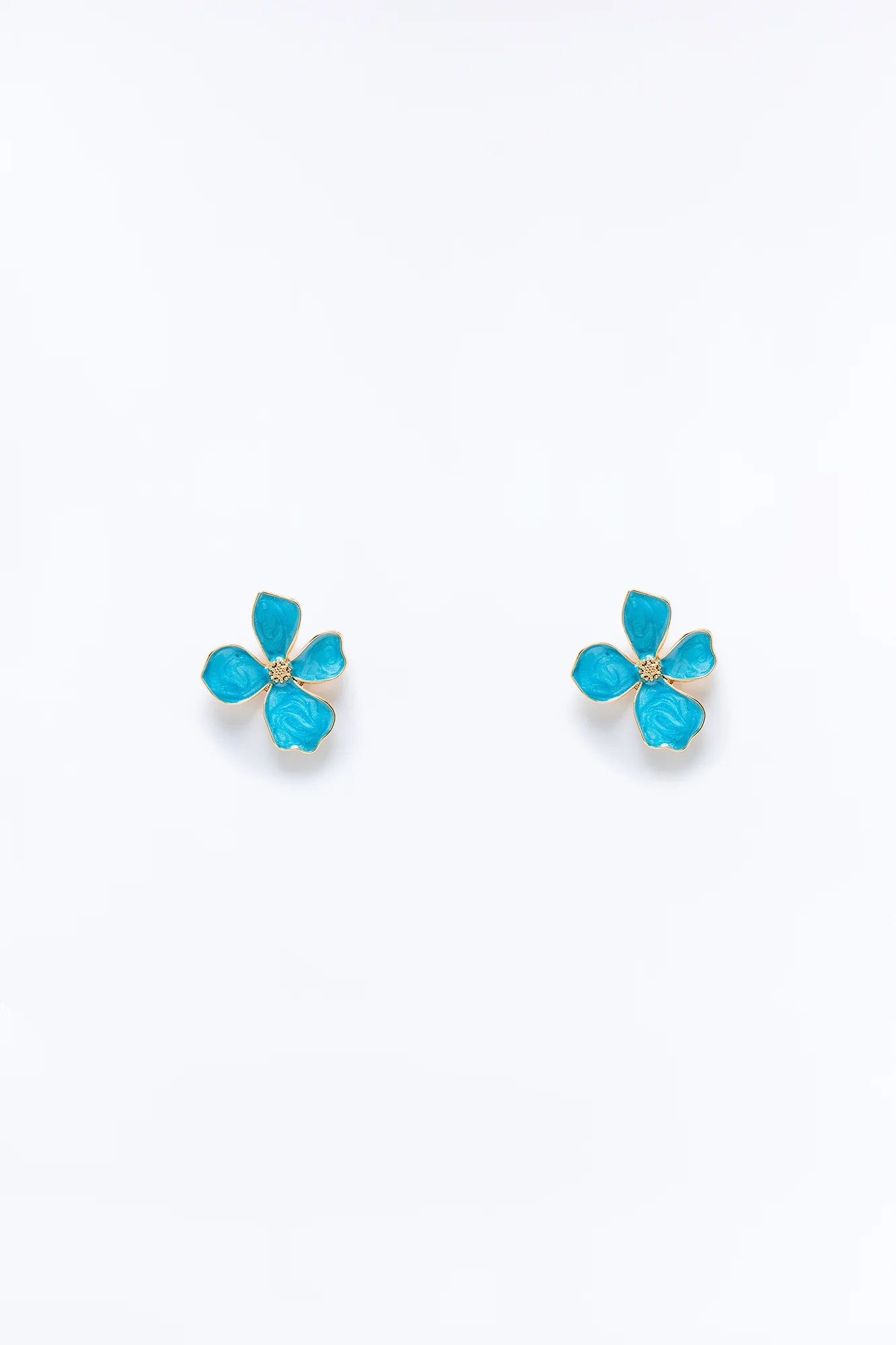 Flora Muse Earrings - Blue - Image 3