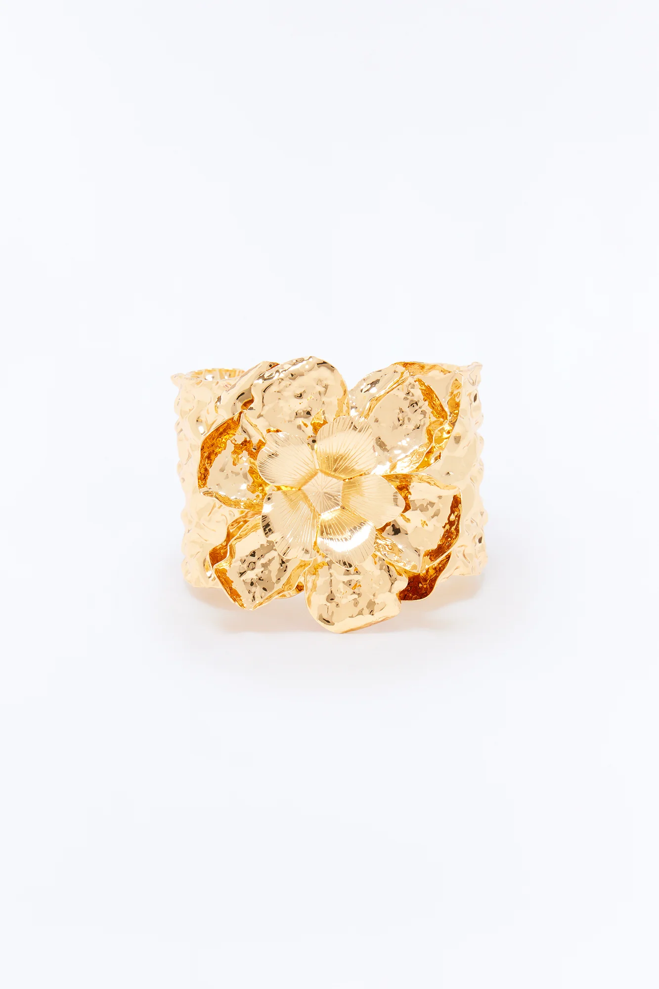 Florence Cuff Bracelet - Gold - Image 3