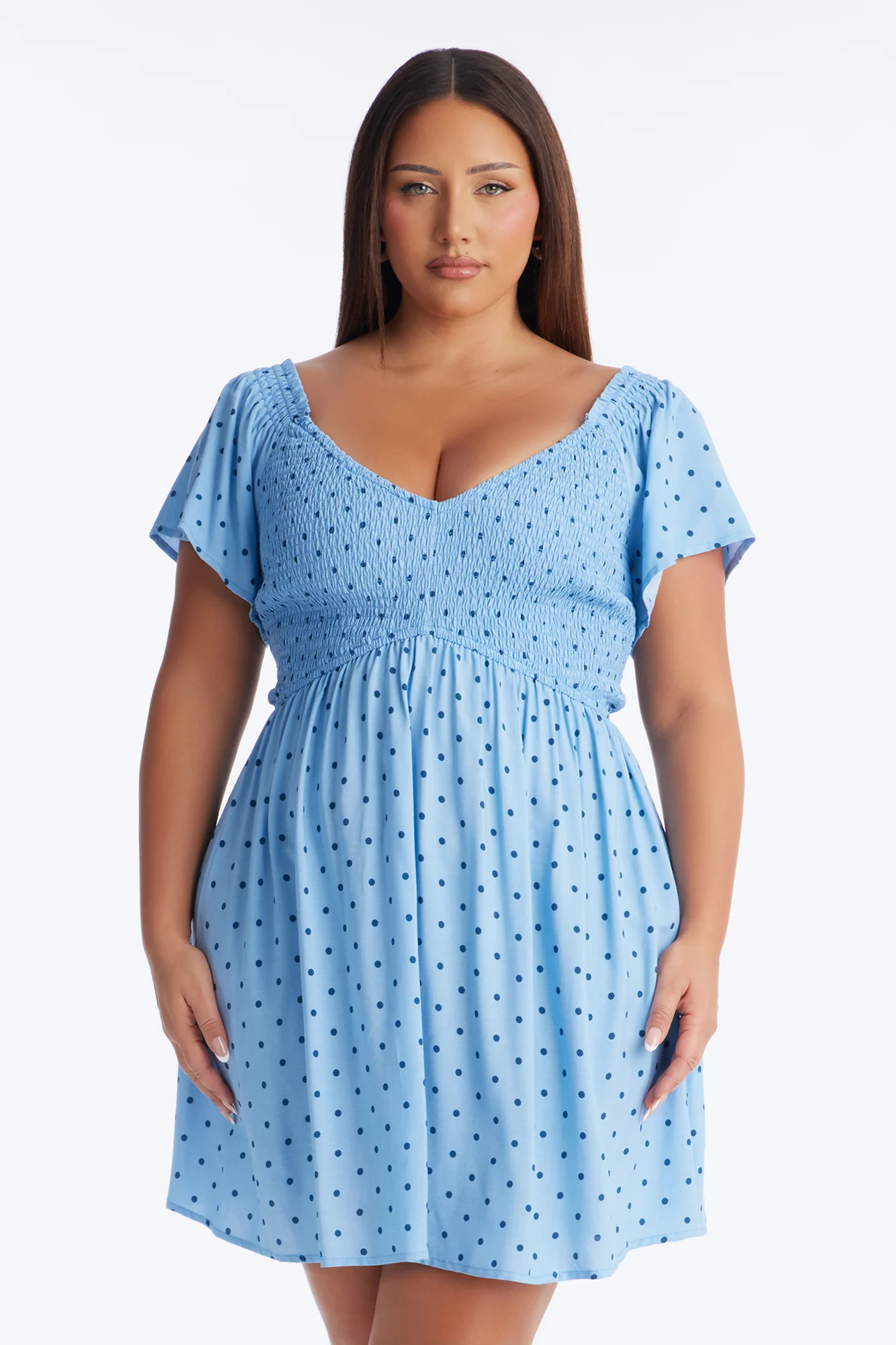 Flower Child Floral Mini Dress - Blue/combo - Image 6