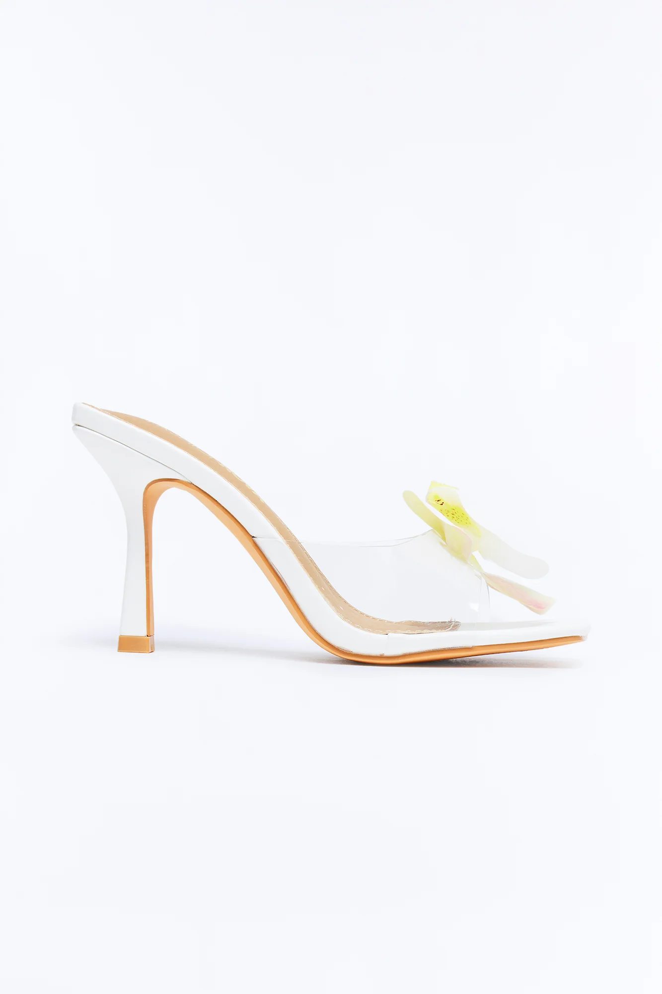 Flower Festival Heels - White