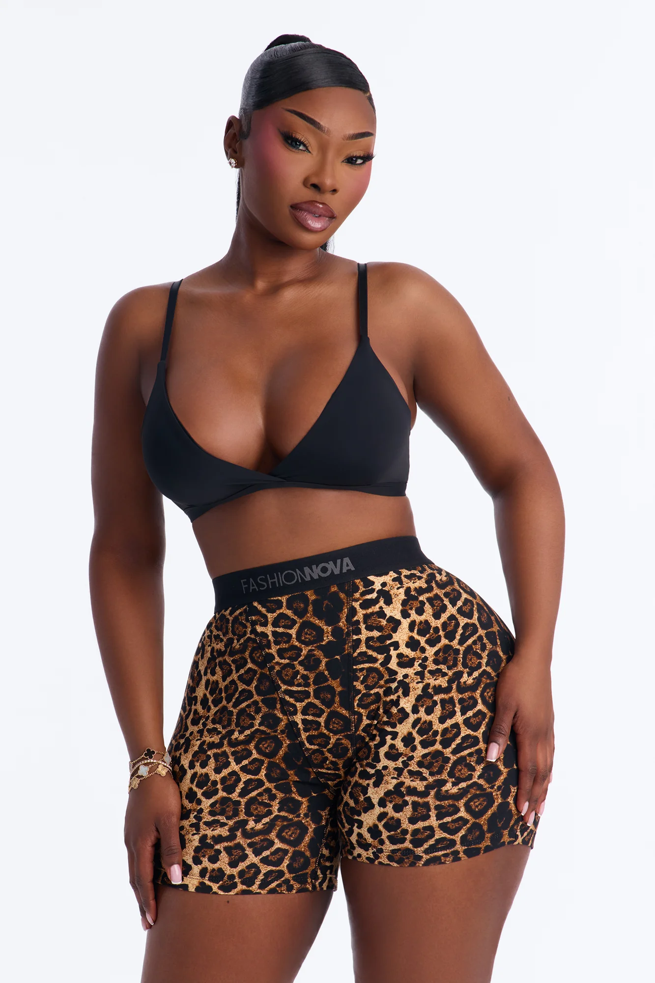 FN Mood Cotton Boxer Brief - Leopard - Image 4