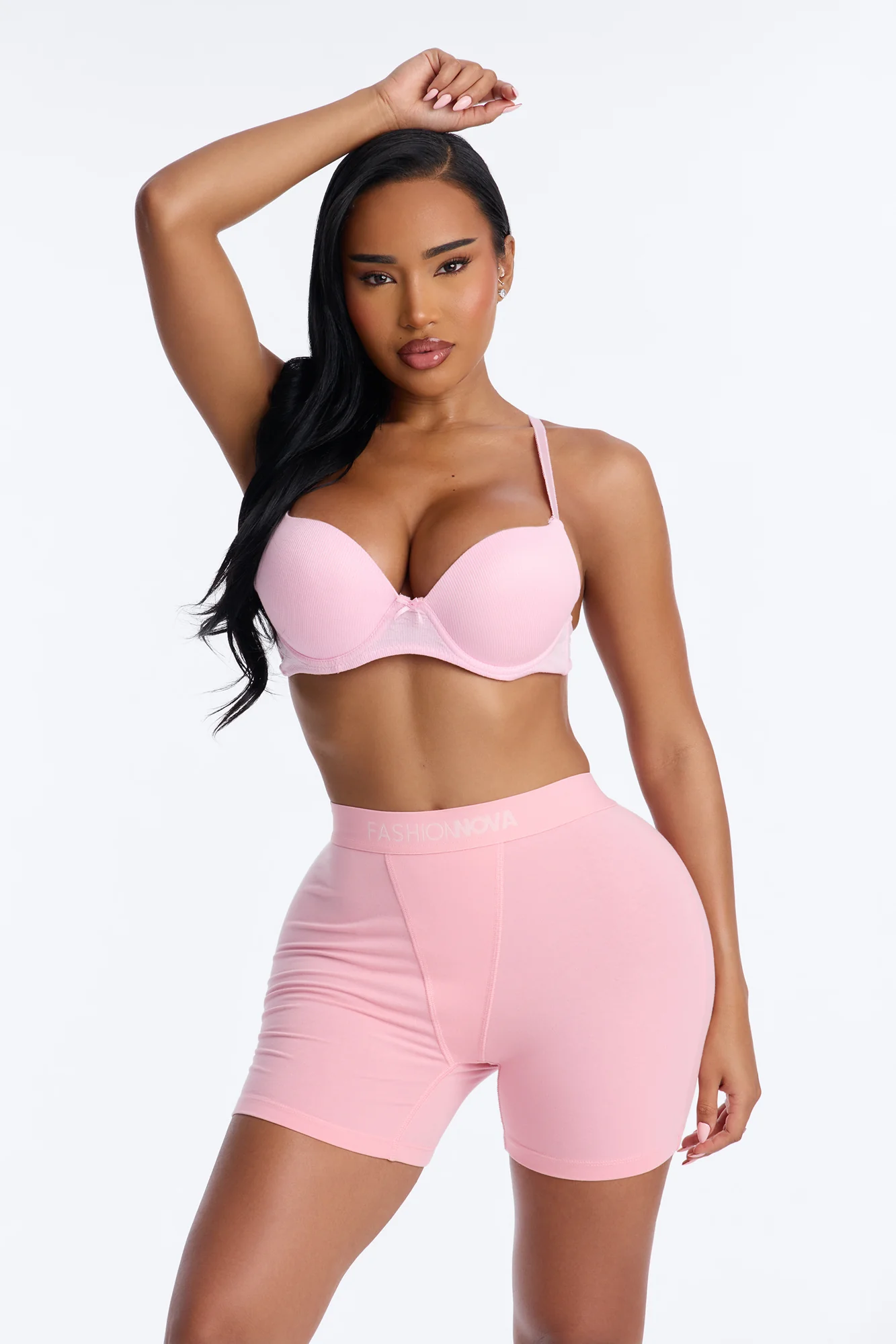FN Mood Cotton Boxer Brief - Light Pink - Image 2