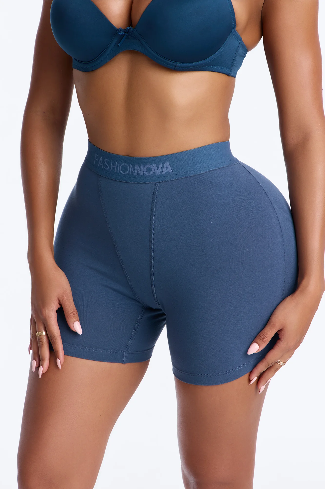 FN Mood Cotton Boxer Brief - Slate Blue