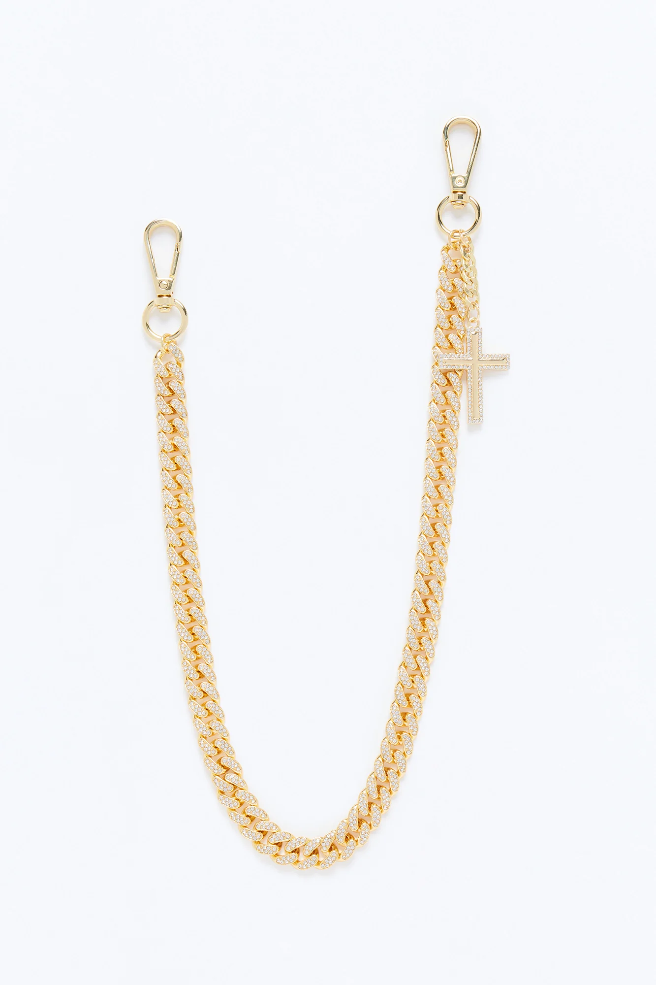 Following Faith Cuban Pant Chain - Gold