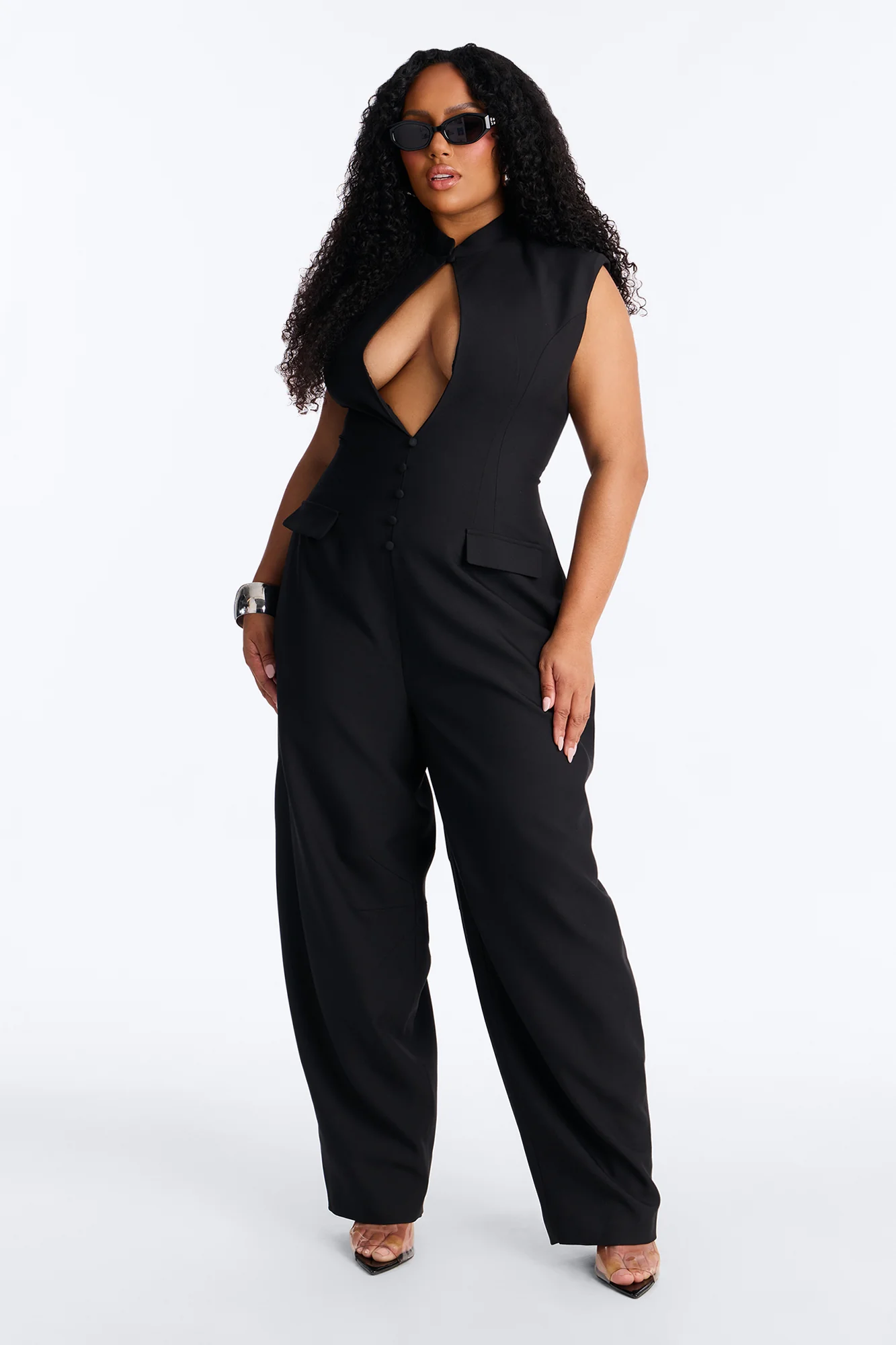 For Keeps Utility Jumpsuit - Black - Image 5