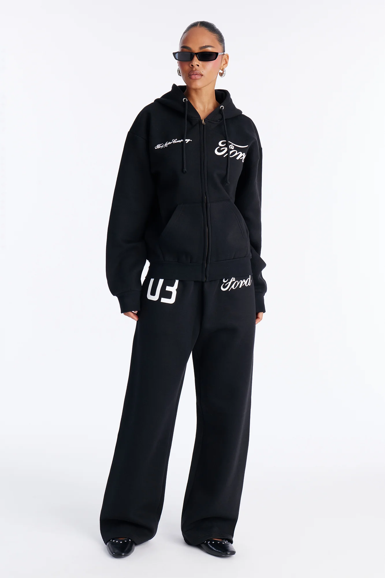 Ford Motor Company Zip Up Jacket - Black - Image 3