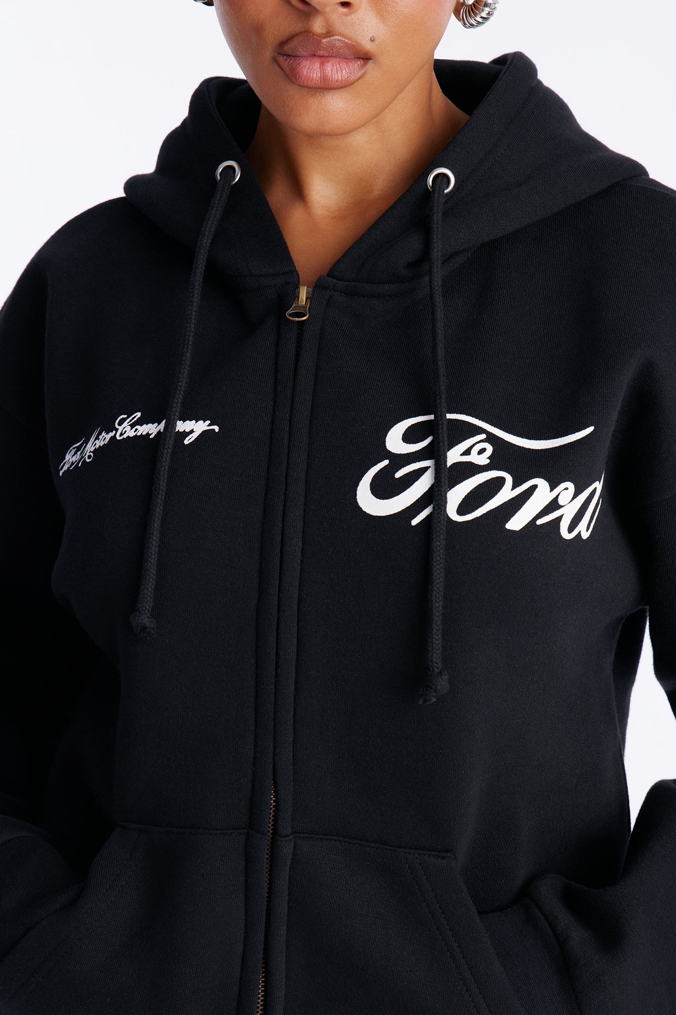 Ford Motor Company Zip Up Jacket - Black - Image 4