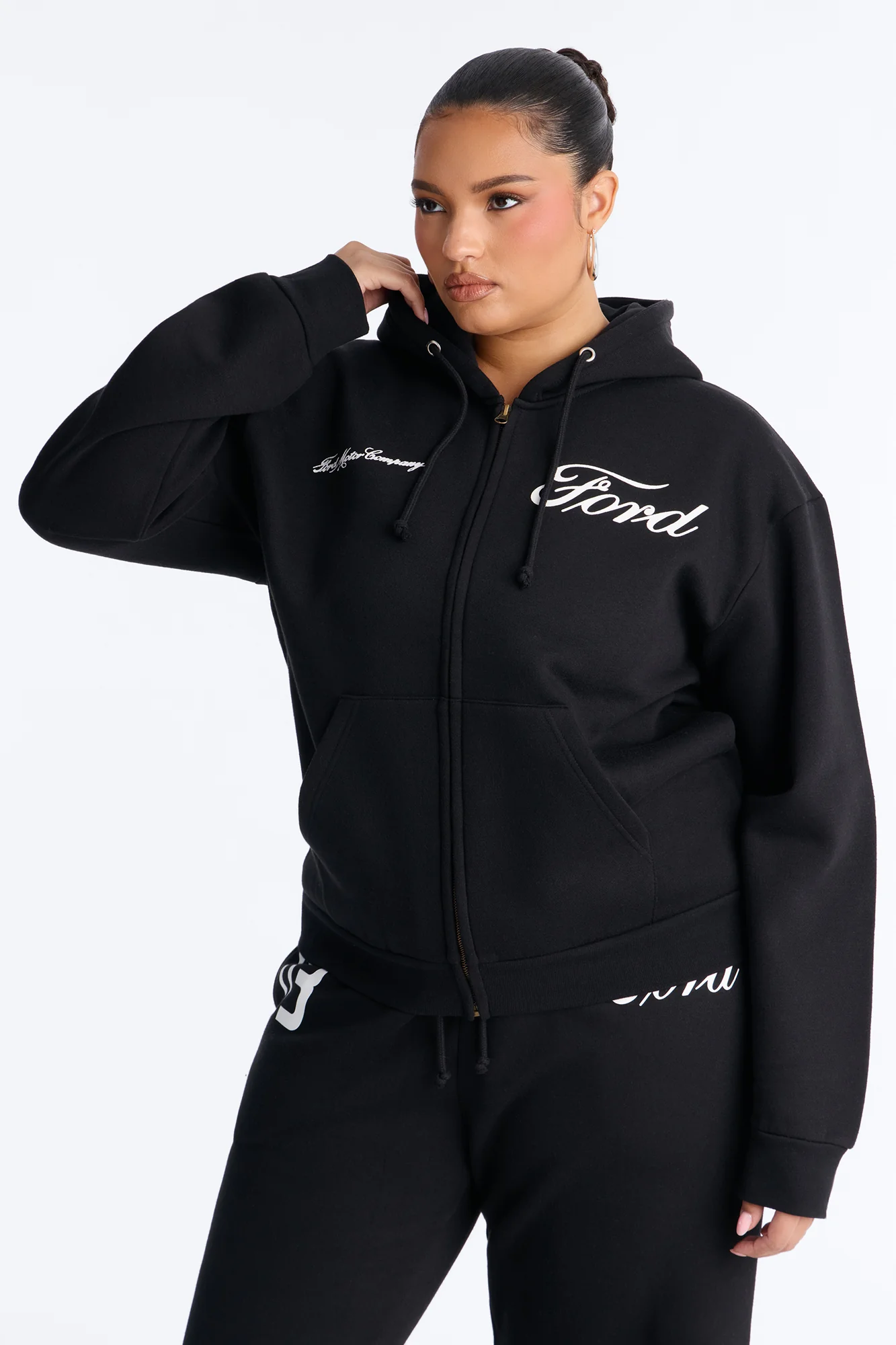 Ford Motor Company Zip Up Jacket - Black - Image 5